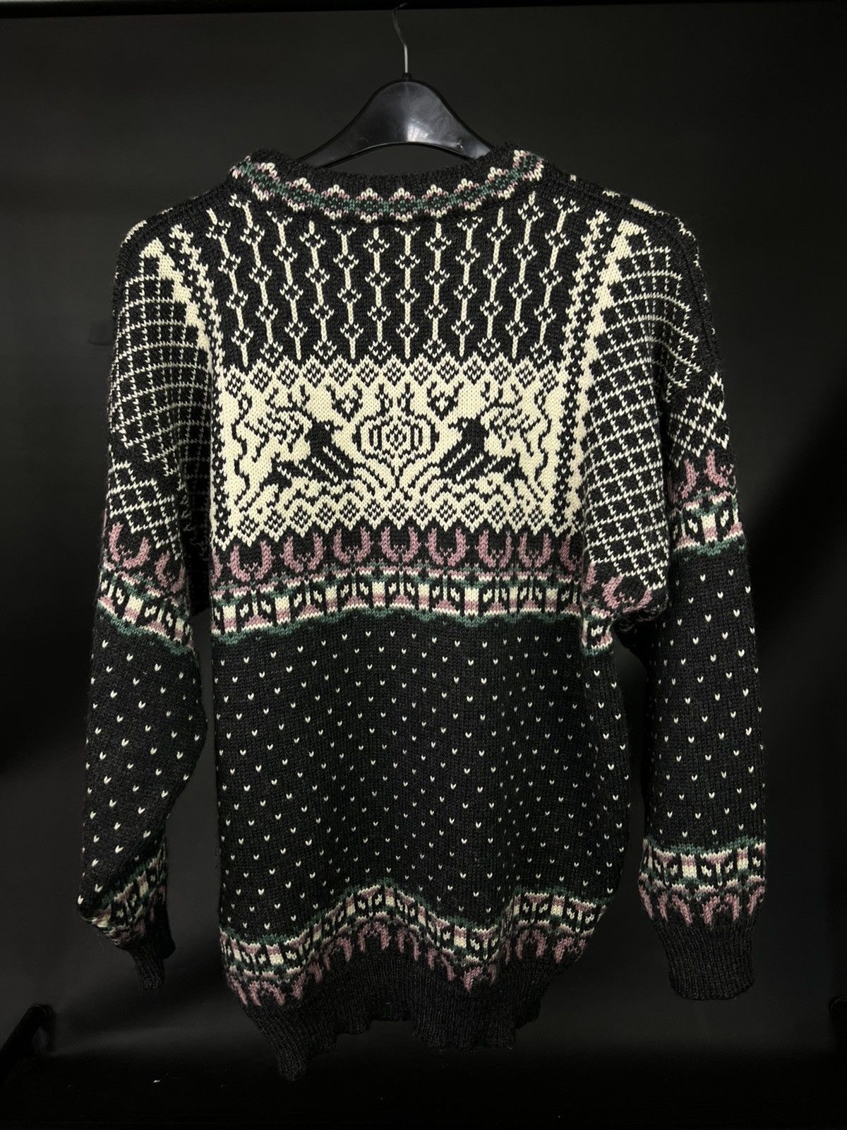 Dale Of Norway × Vintage VTG Dale Of Norway sweater embroidered with deer green Size US L / EU 52-54 / 3 - 3 Thumbnail