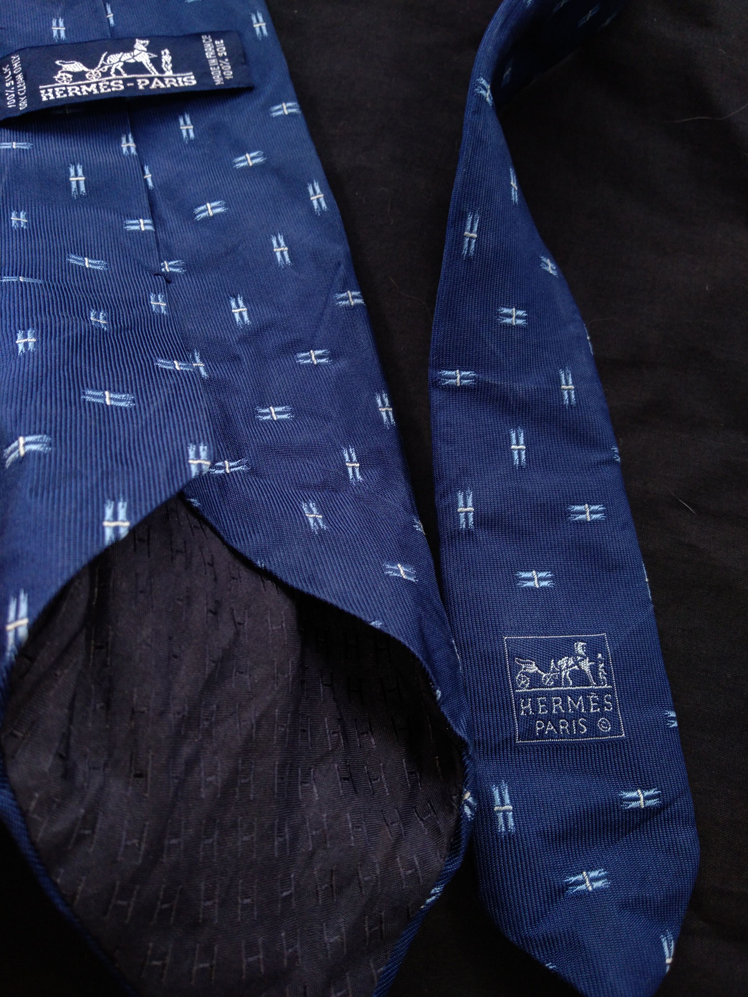 Hermes Hermes Silk Ties Size ONE SIZE - 2 Thumbnail