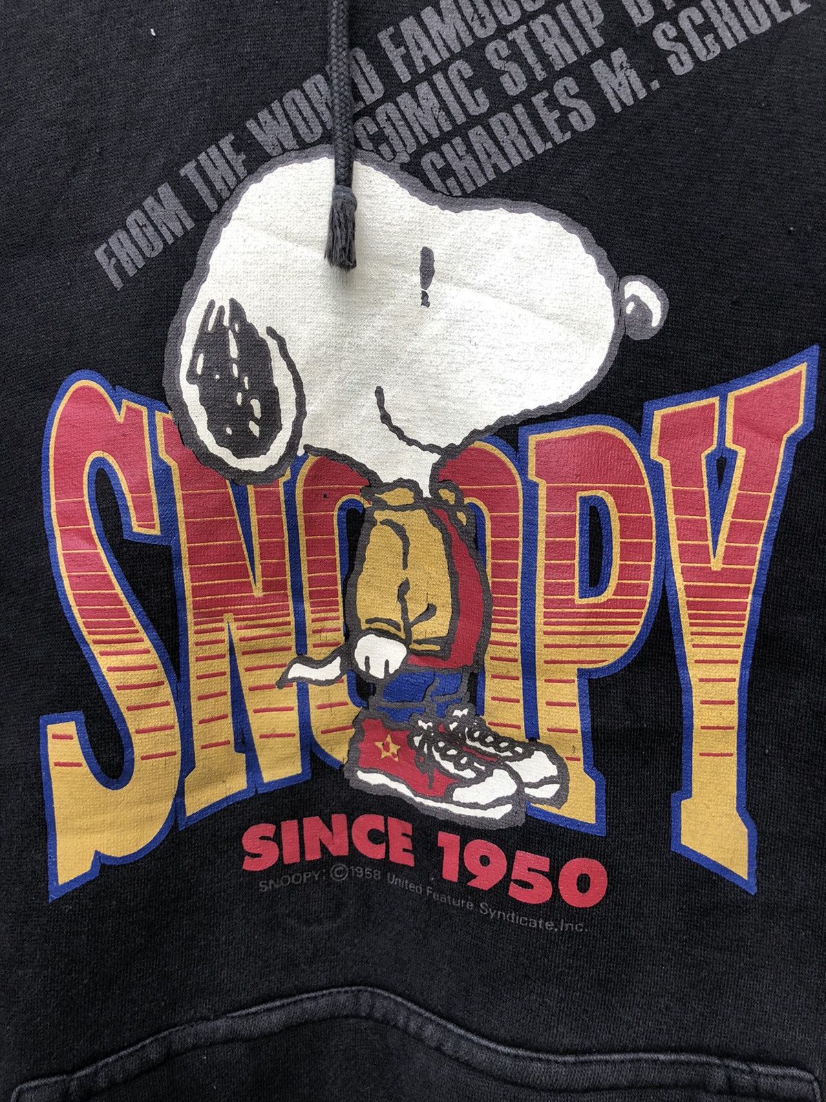 Peanuts 🔥VINTAGE PEANUT SNOOPY SWEATSHIRT JACKET Size US L / EU 52-54 / 3 - 4 Thumbnail
