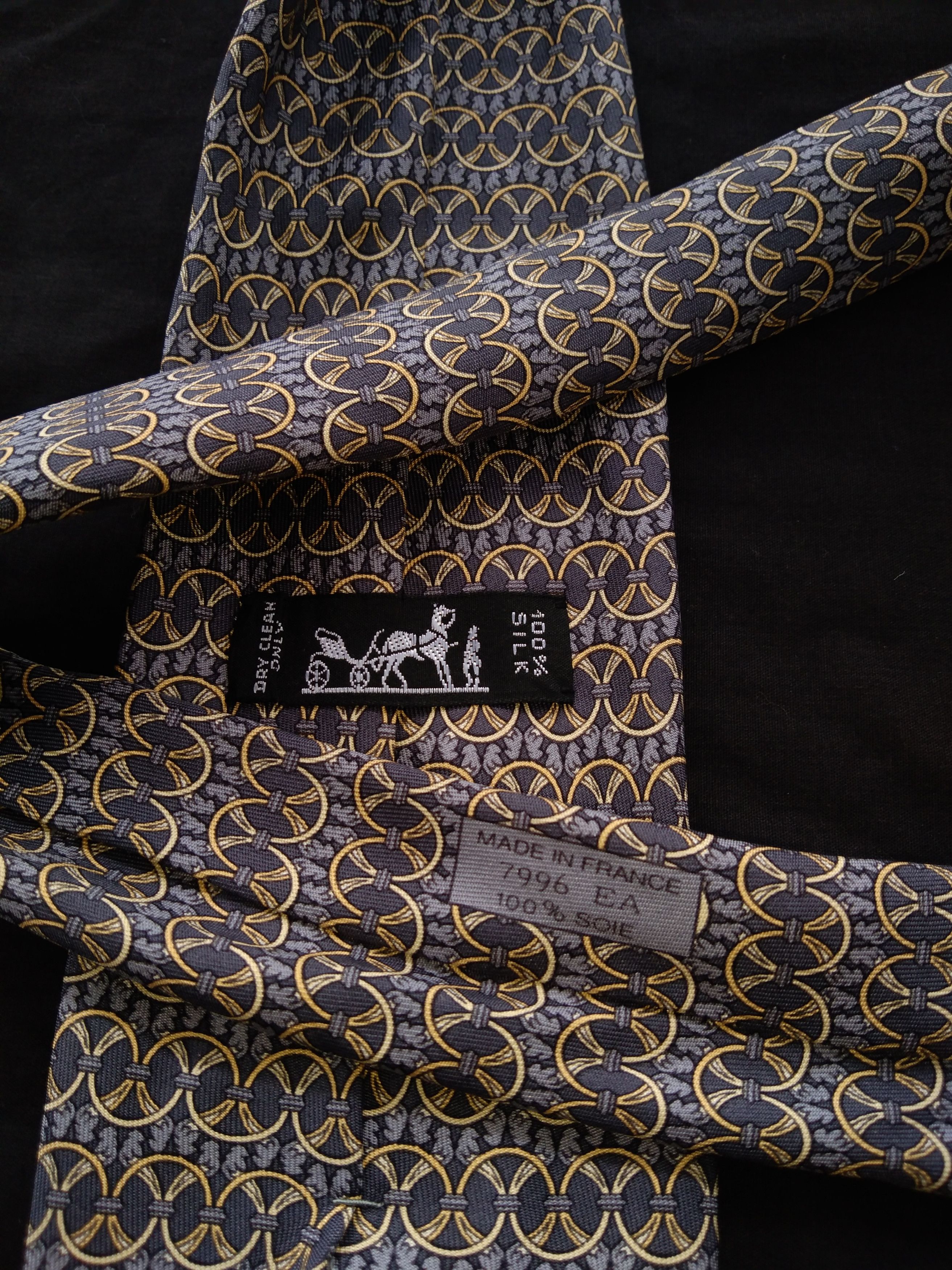 Hermes Hermes Silk Ties Size ONE SIZE - 2 Thumbnail