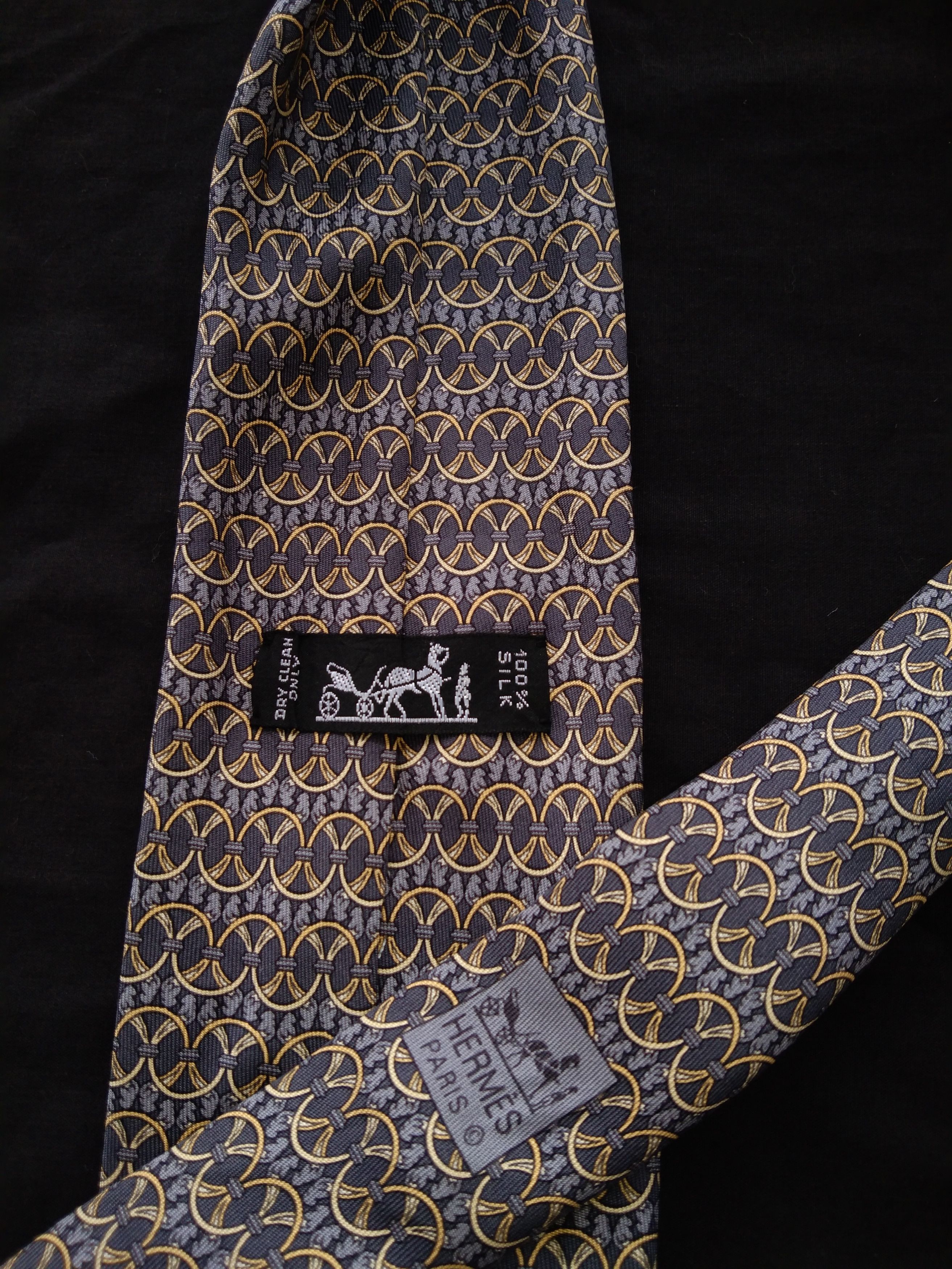 Hermes Hermes Silk Ties Size ONE SIZE - 3 Thumbnail