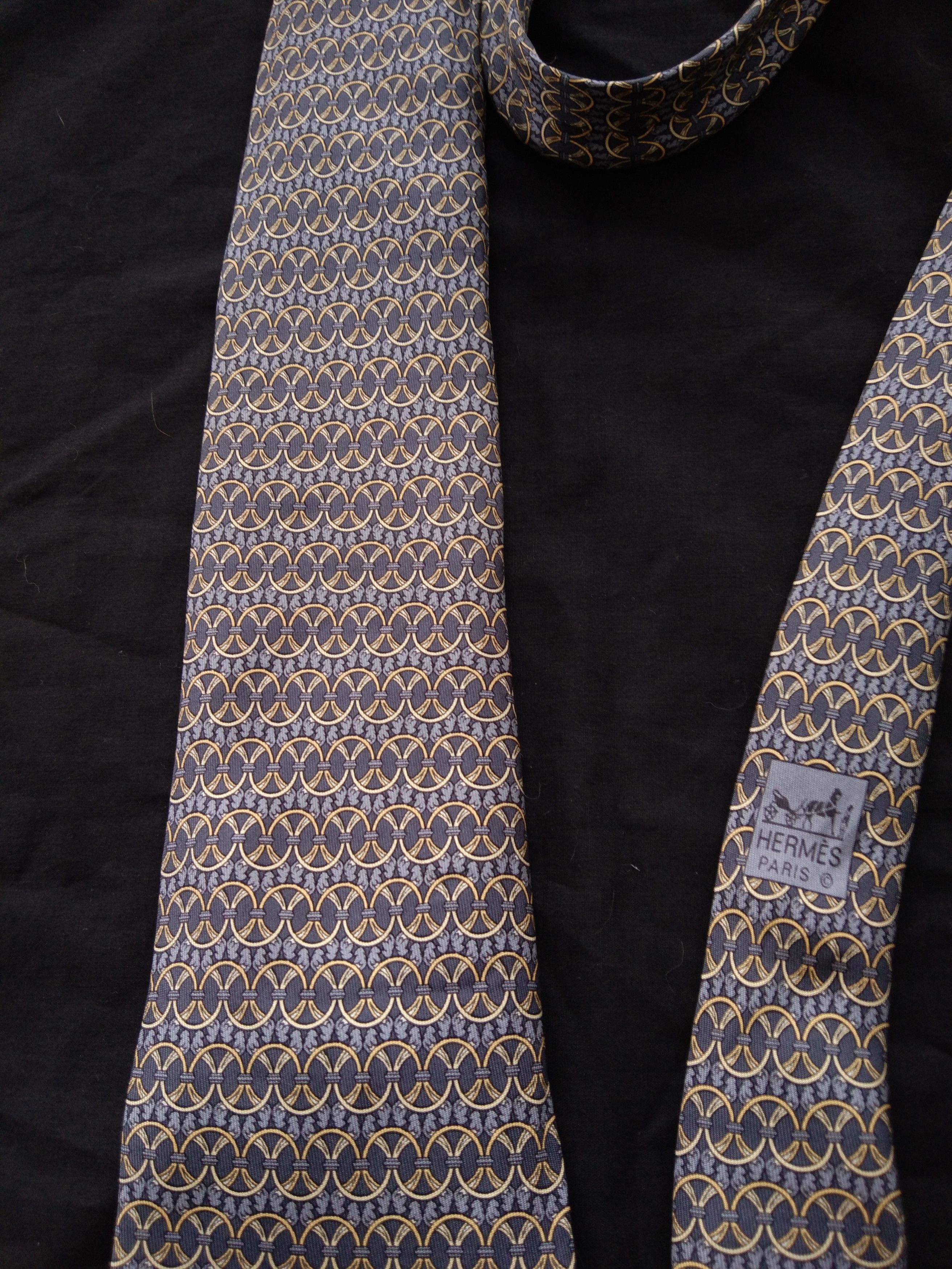Hermes Hermes Silk Ties Size ONE SIZE - 5 Thumbnail