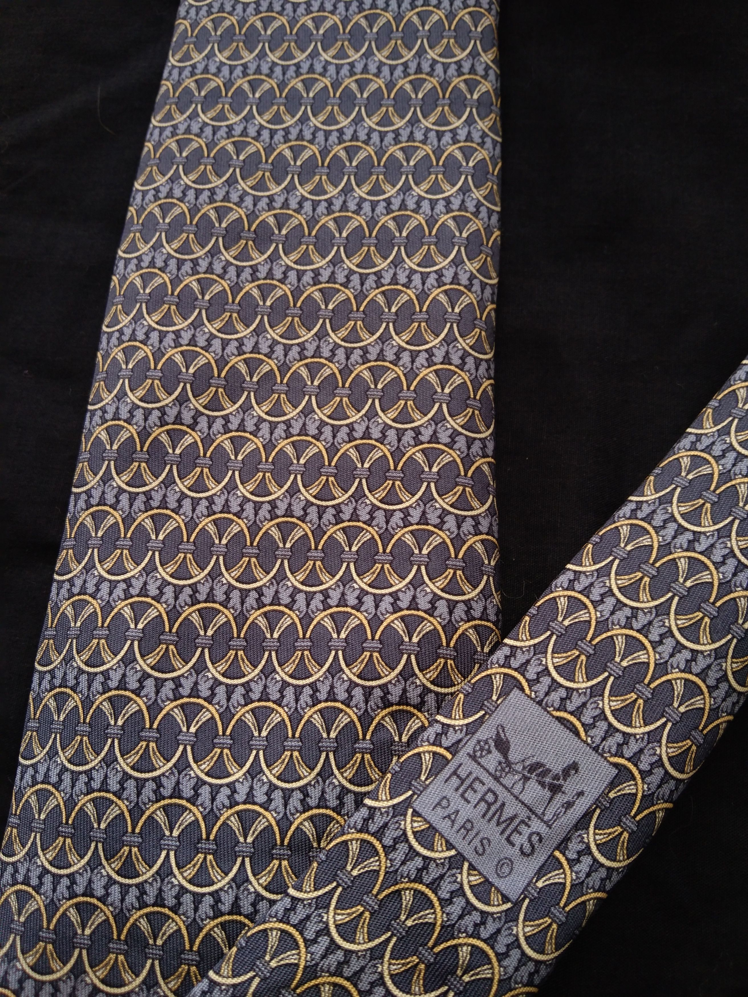 Hermes Hermes Silk Ties Size ONE SIZE - 4 Thumbnail