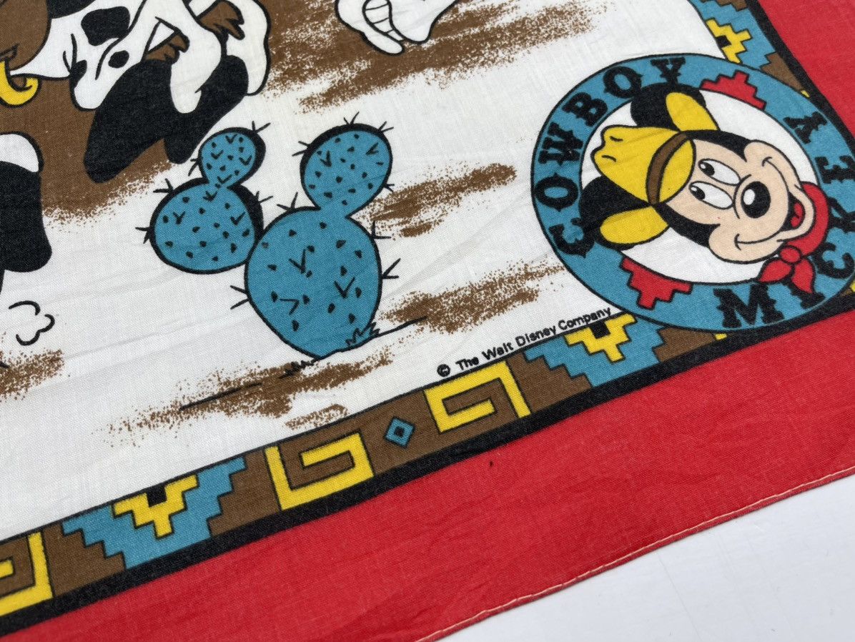 Mickey Mouse × Vintage vintage mickey mouse bandana handkerchief scarf HC0220 Size ONE SIZE - 2 Thumbnail