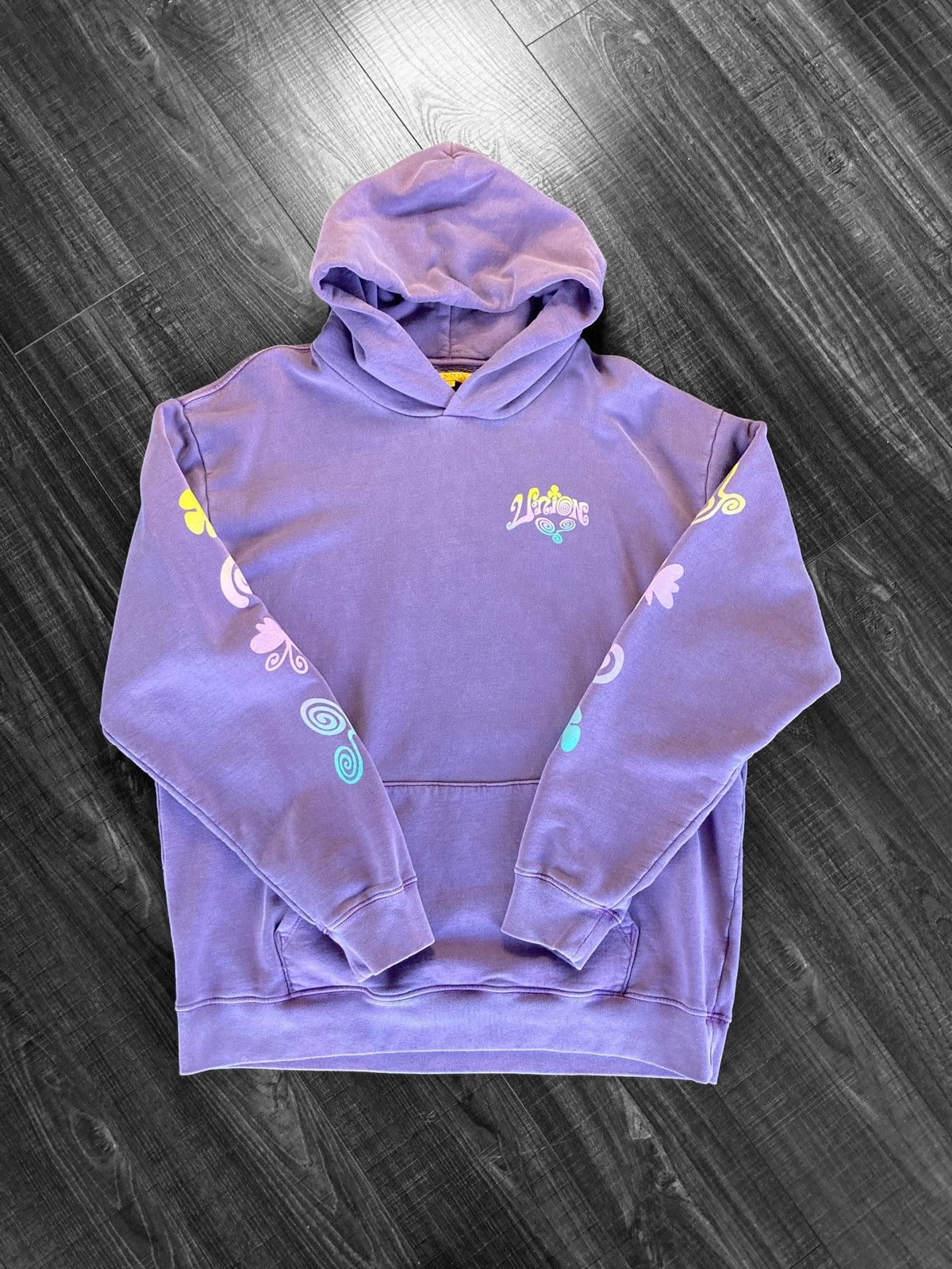 image of Union Like Hendrix Hoodie XL in Purple, Men's