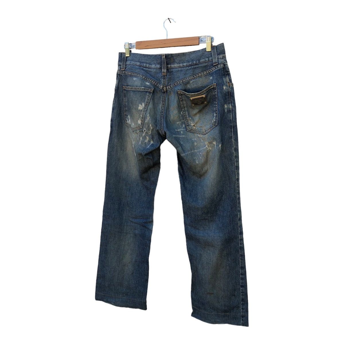 Dolce & Gabbana Dolce & Gabbana Distress Denim Jeans Size US 33 - 2 Thumbnail