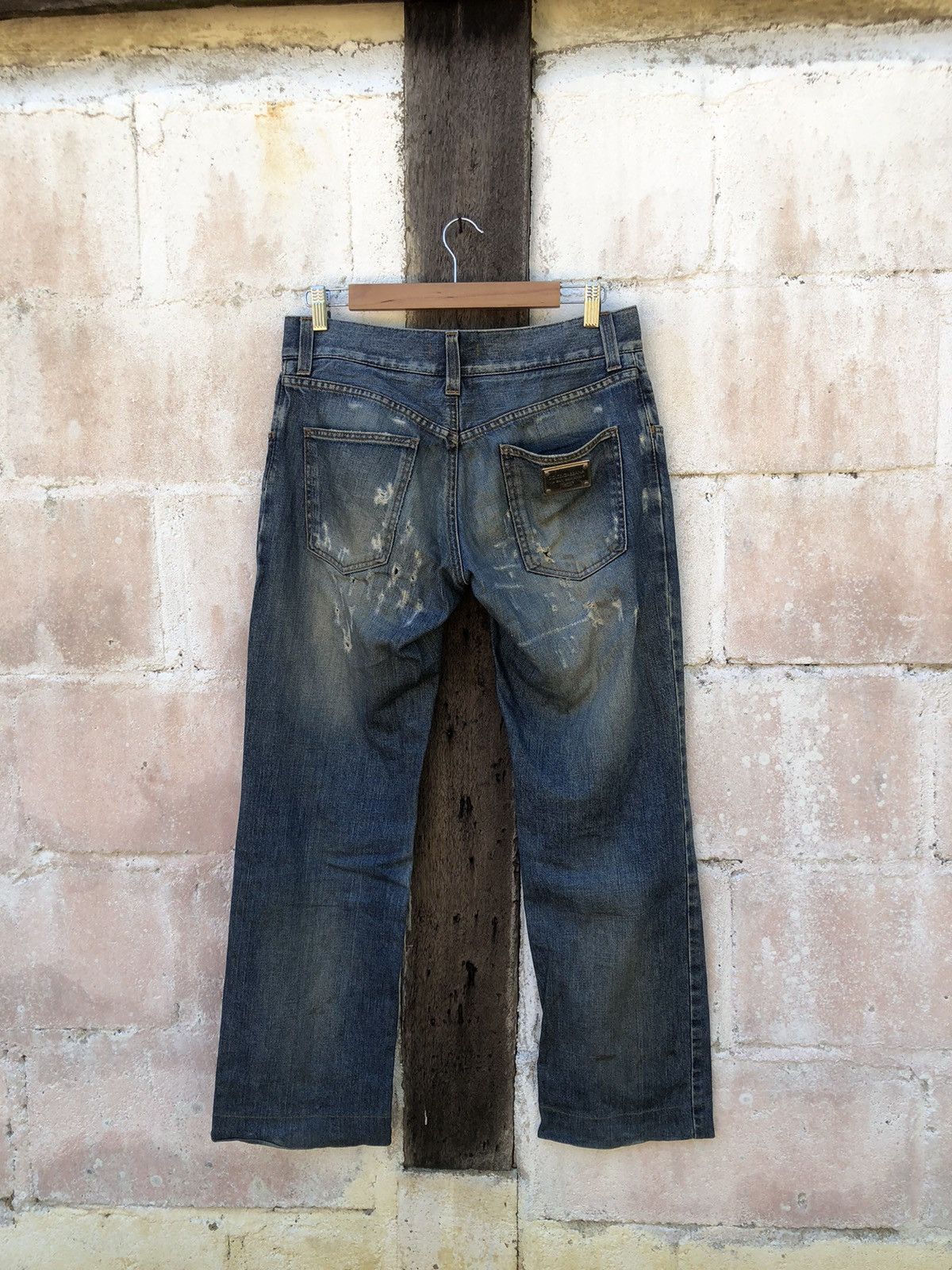 Dolce & Gabbana Dolce & Gabbana Distress Denim Jeans Size US 33 - 6 Thumbnail