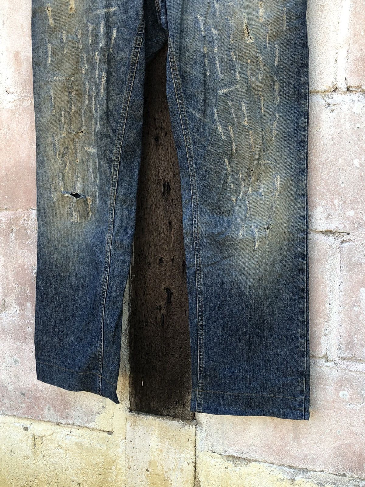 Dolce & Gabbana Dolce & Gabbana Distress Denim Jeans Size US 33 - 5 Thumbnail