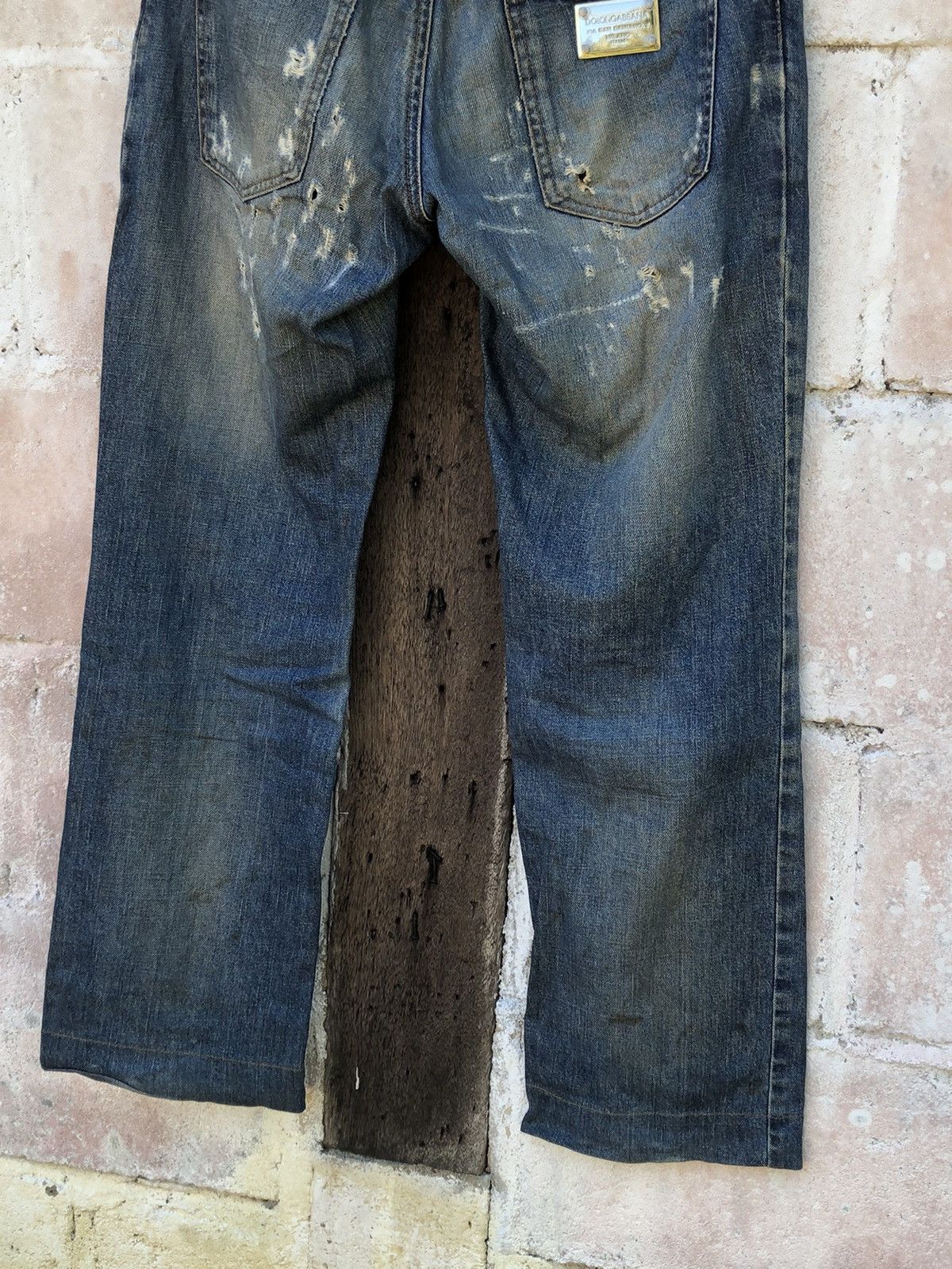 Dolce & Gabbana Dolce & Gabbana Distress Denim Jeans Size US 33 - 8 Thumbnail