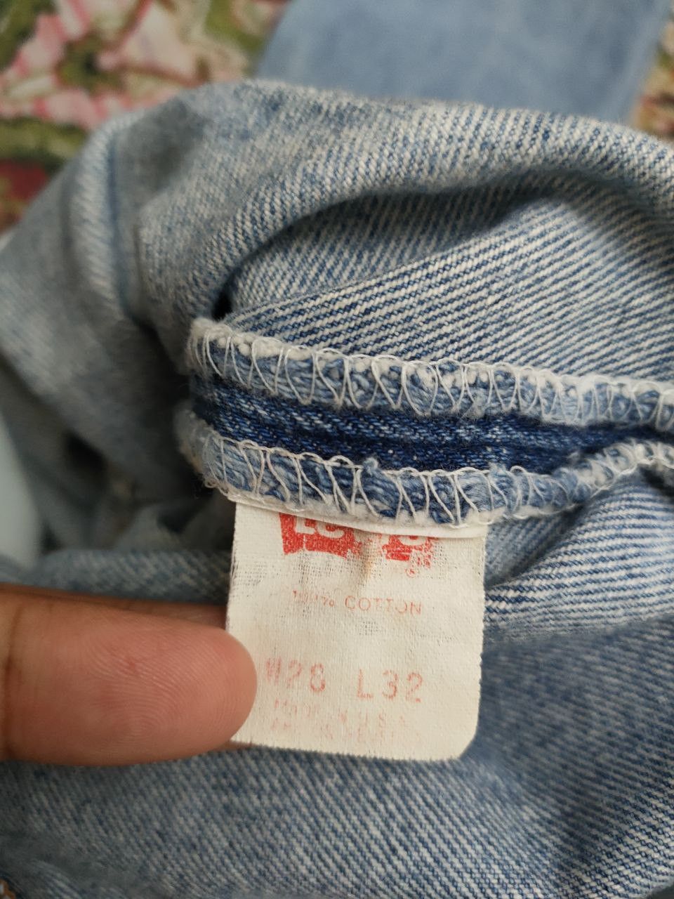 Levi's 80s Vintage Levi's 501XX Distressed Denim Size US 27 - 6 Thumbnail