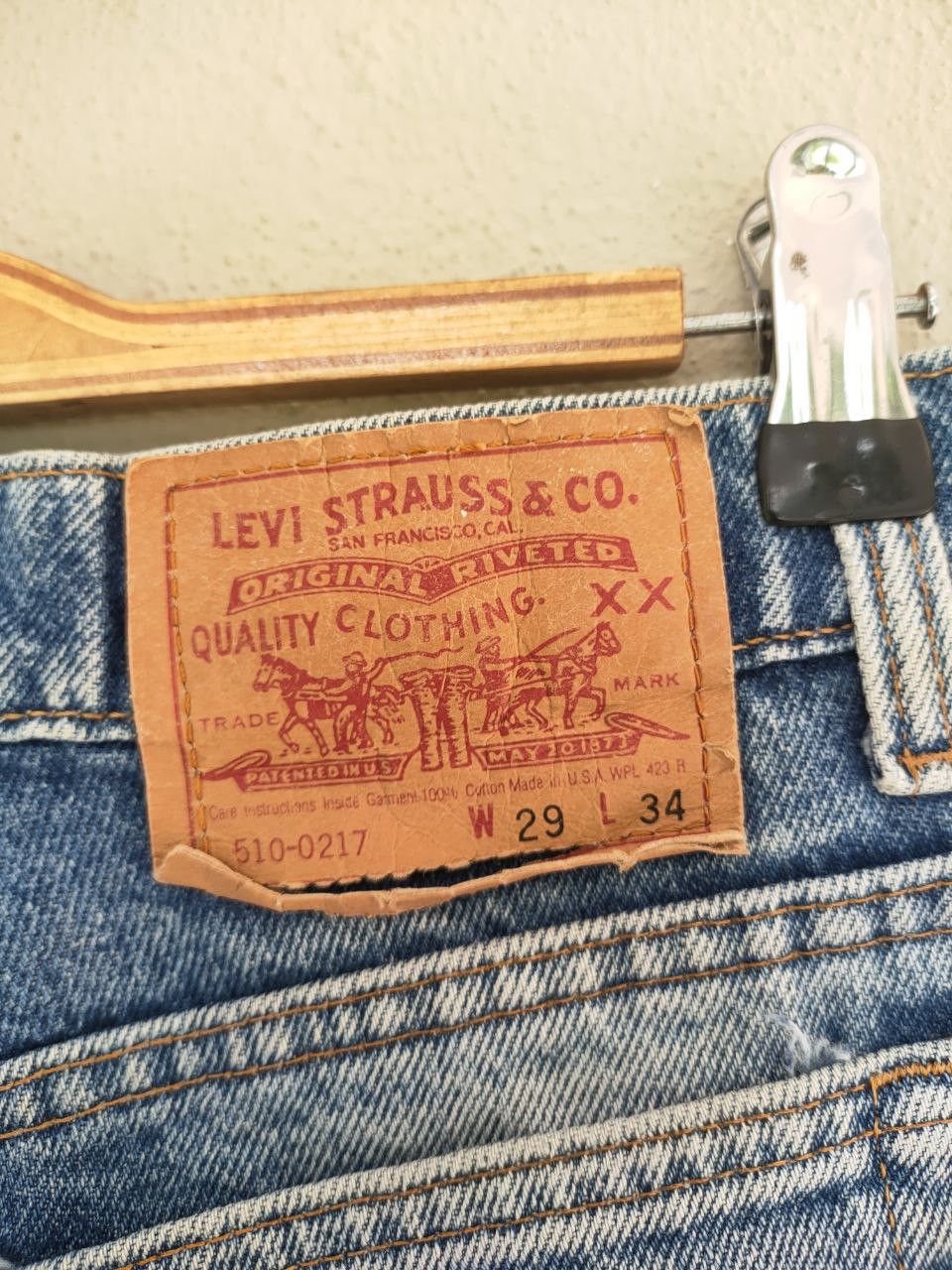 Levi's 80s Vintage Levi's 510 Denim Pant Size US 28 / EU 44 - 4 Thumbnail