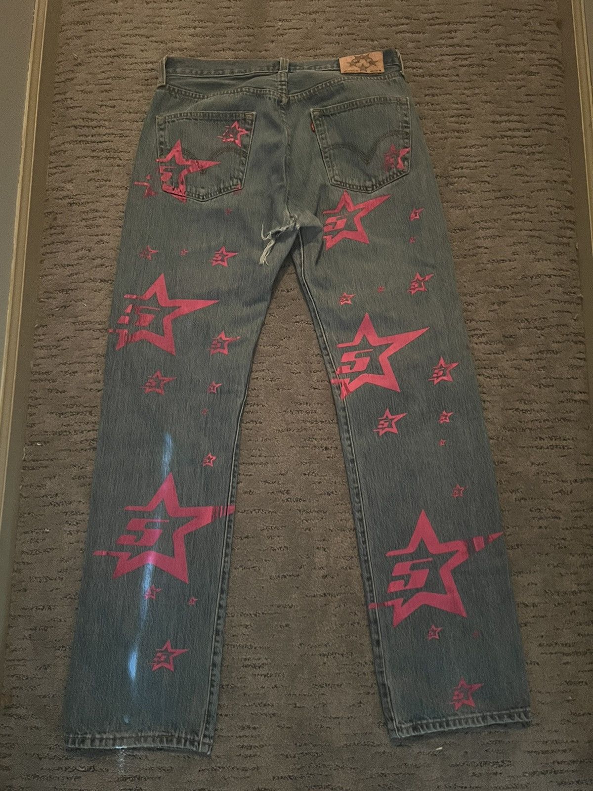 Sp5der Spider Worldwide 5STAR VINTAGE DENIM- Levi 501’s Size US 32 / EU 48 - 2 Thumbnail