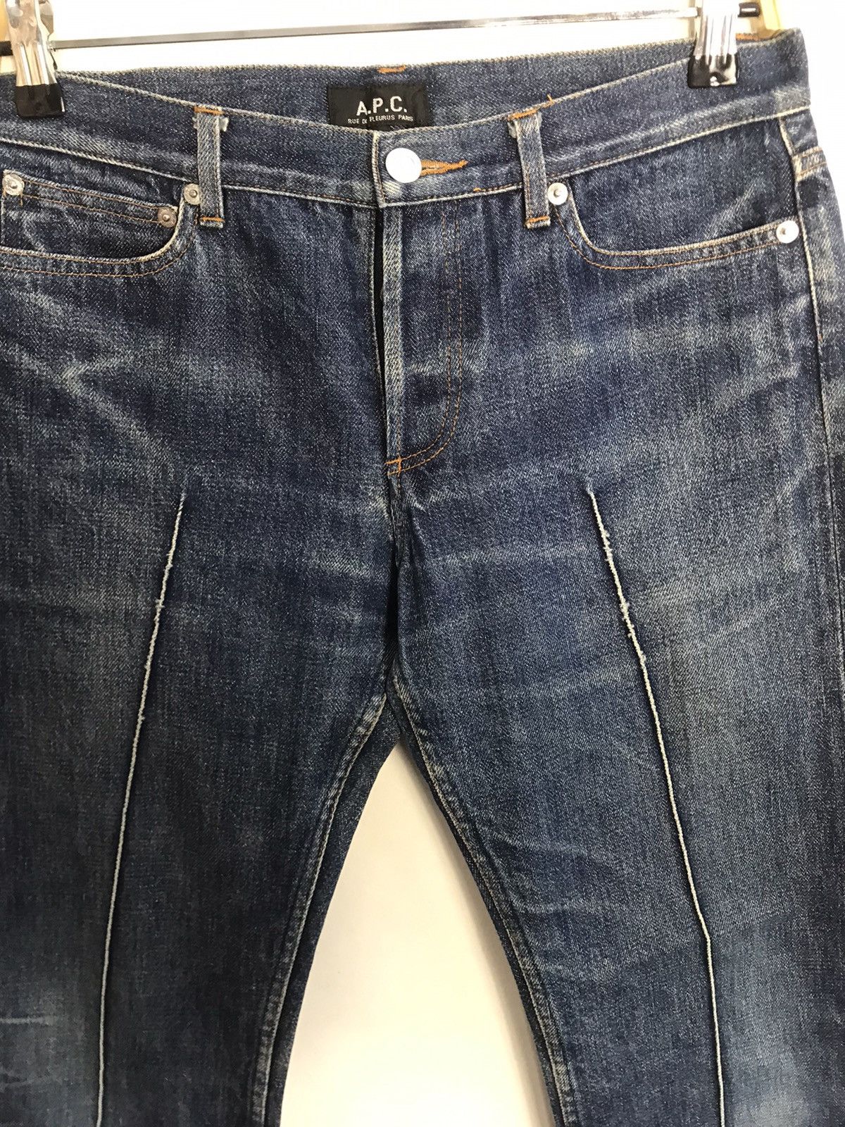 A.P.C. APC Rue De Fleurs Paris Denim Pants Fits Size 30 Size 29" - 1 Thumbnail