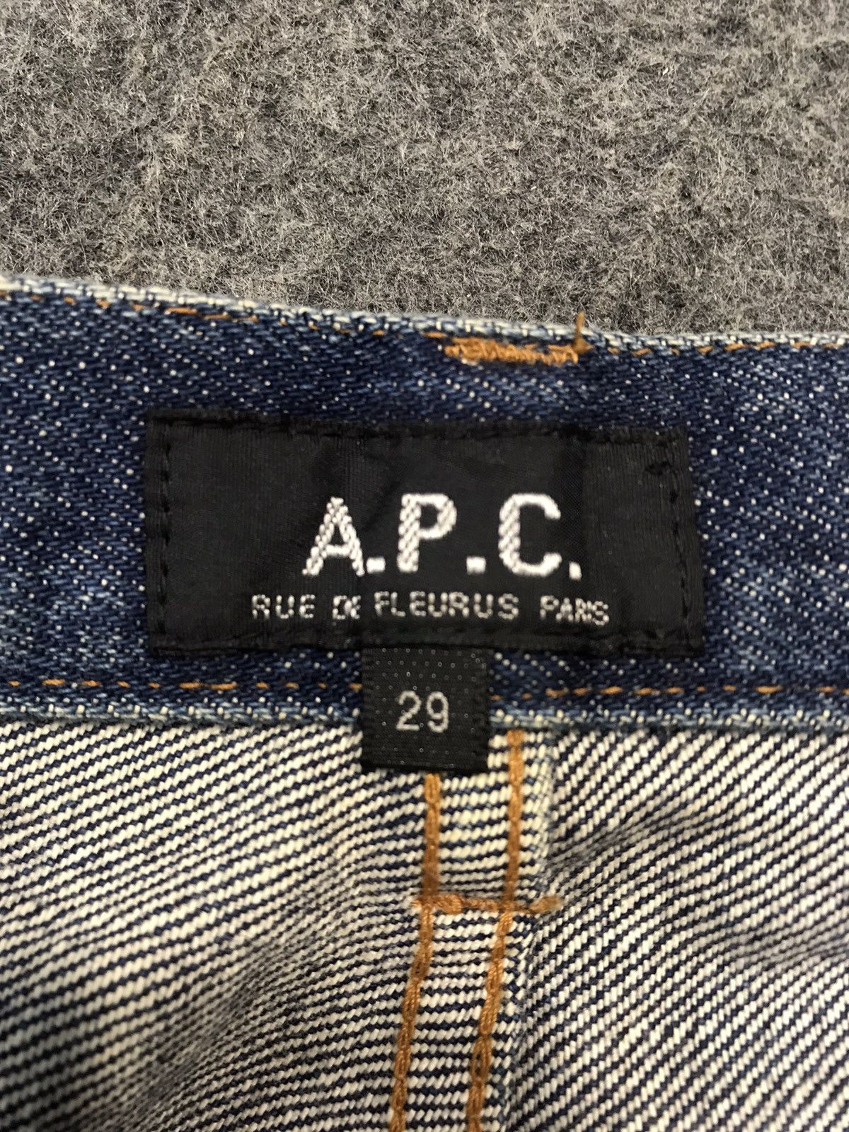 A.P.C. APC Rue De Fleurs Paris Denim Pants Fits Size 30 Size 29" - 7 Thumbnail