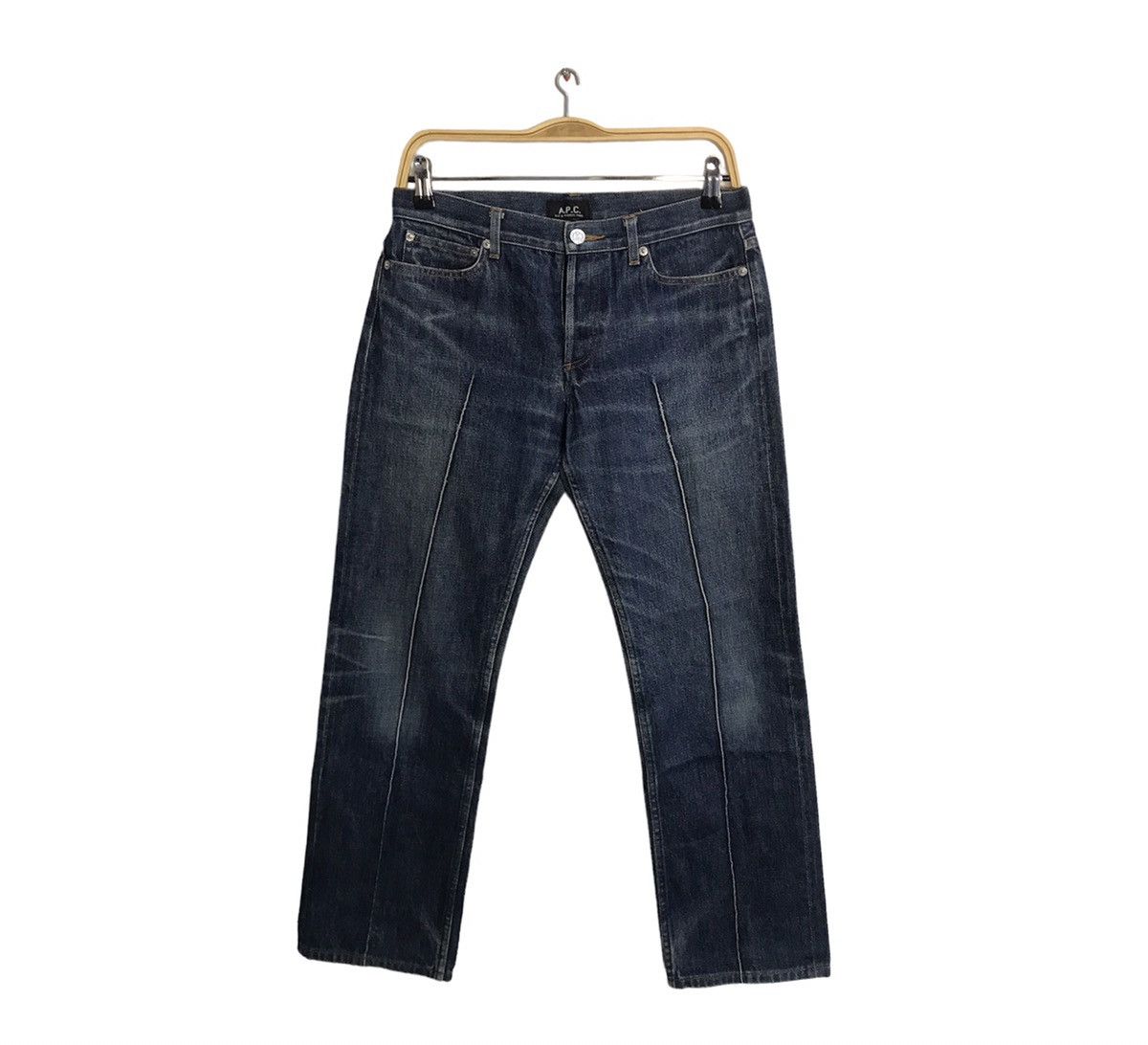 A.P.C. APC Rue De Fleurs Paris Denim Pants Fits Size 30 Size 29" - 2 Thumbnail