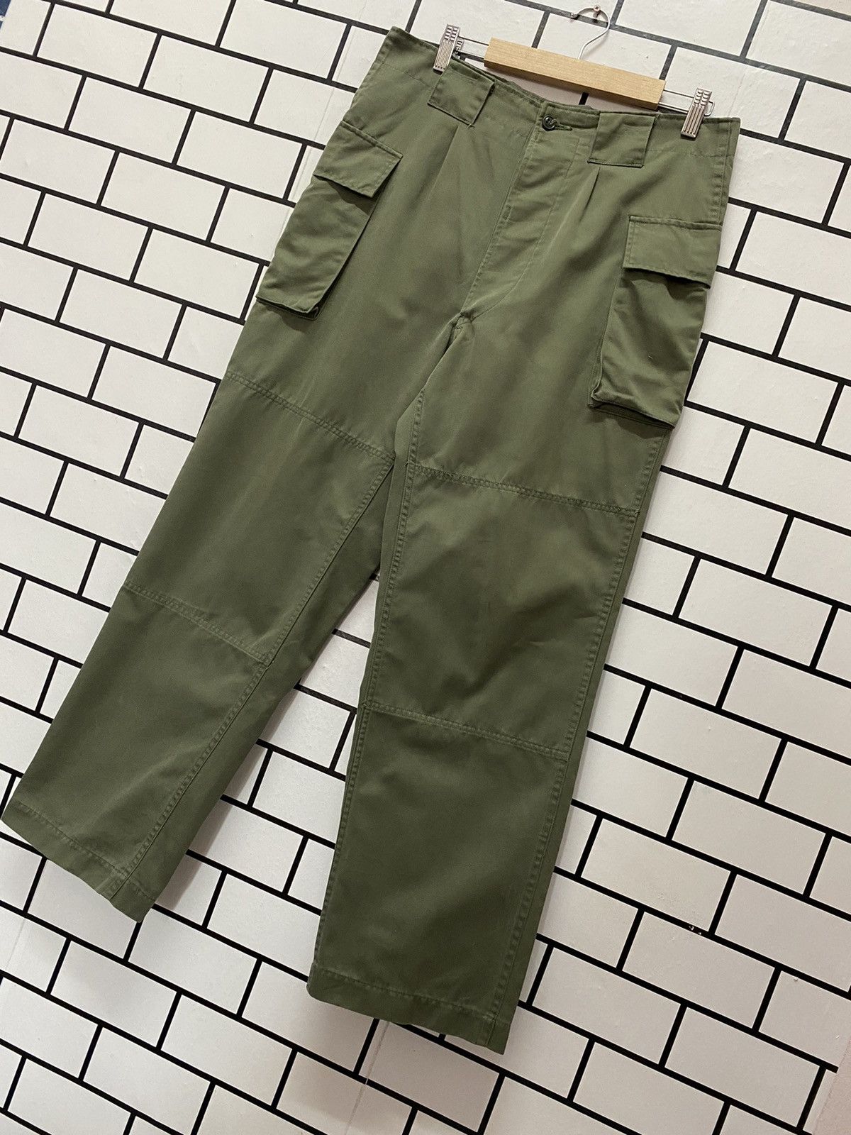 Vintage Vintage Military Cargo Combat Monkey Pants Size US 32 / EU 48 - 3 Thumbnail