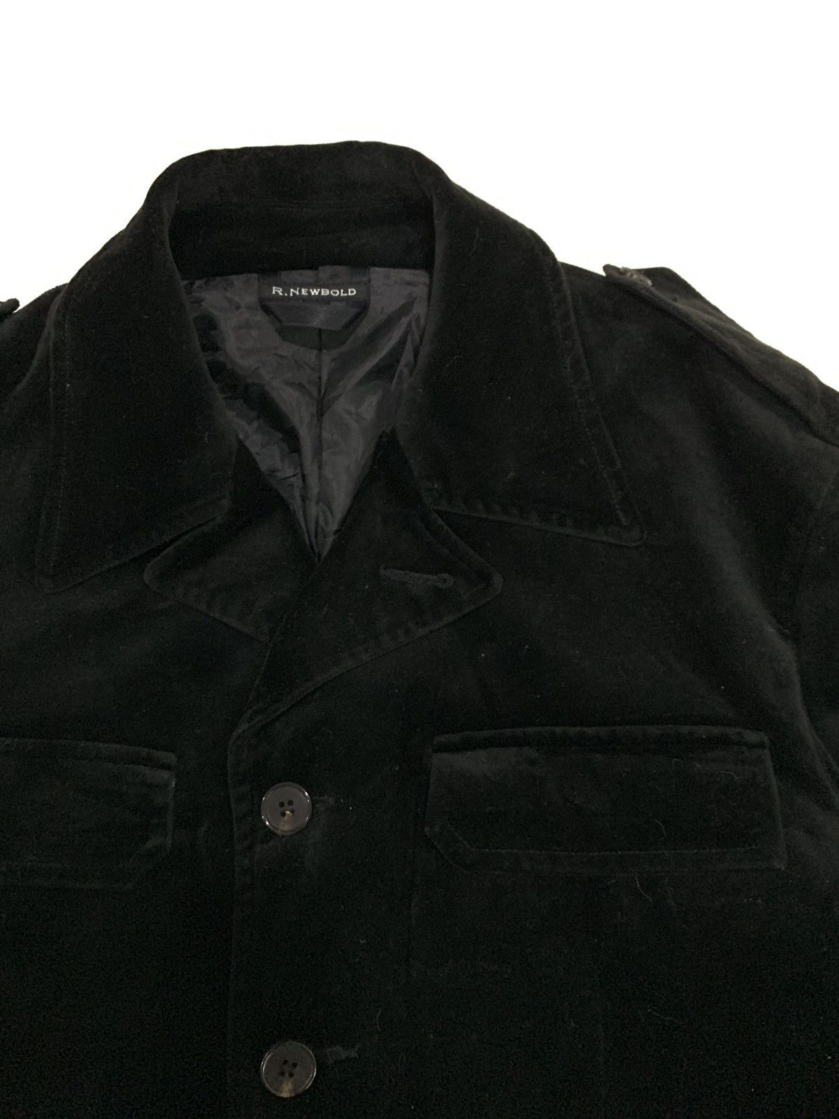 Paul Smith × R.Newbold Paul Smith R.Newbold Shearling Velvet Black Jacket Size US S / EU 44-46 / 1 - 2 Thumbnail