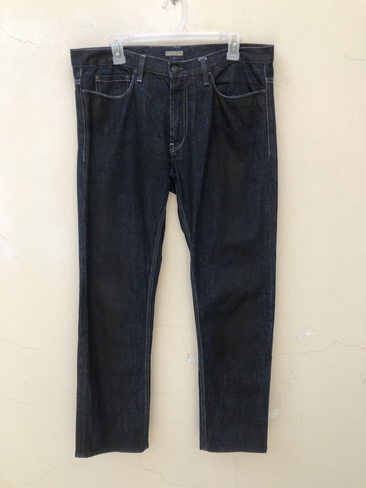 Bottega Veneta The Iconic Bottega Veneta Made in Italy Waxed Denim Jeans Size US 36 / EU 52 - 6 Thumbnail