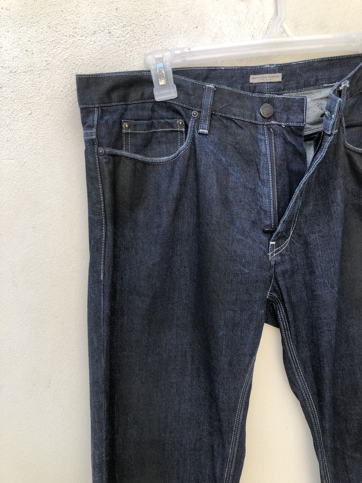 Bottega Veneta The Iconic Bottega Veneta Made in Italy Waxed Denim Jeans Size US 36 / EU 52 - 10 Thumbnail