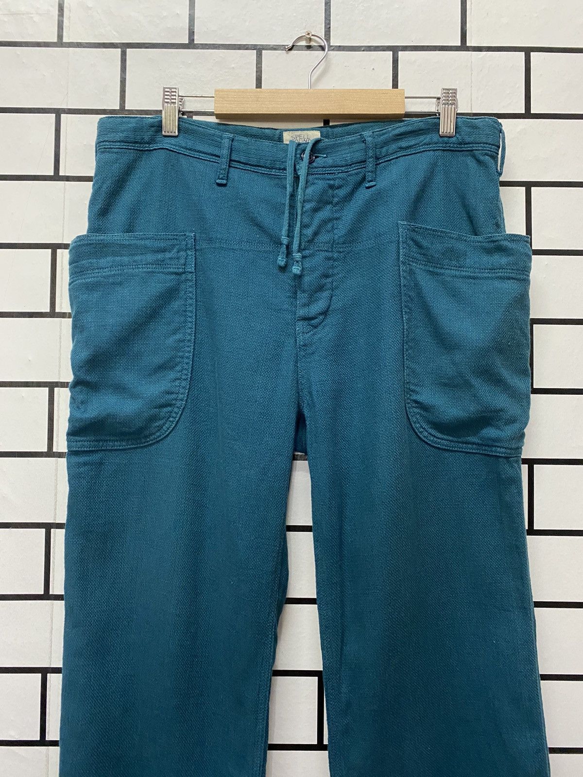 Japanese Brand × Spellbound Spellbound Japan Made Cargo Buckle Belt Baggy Easy Pants Size US 32 / EU 48 - 4 Thumbnail
