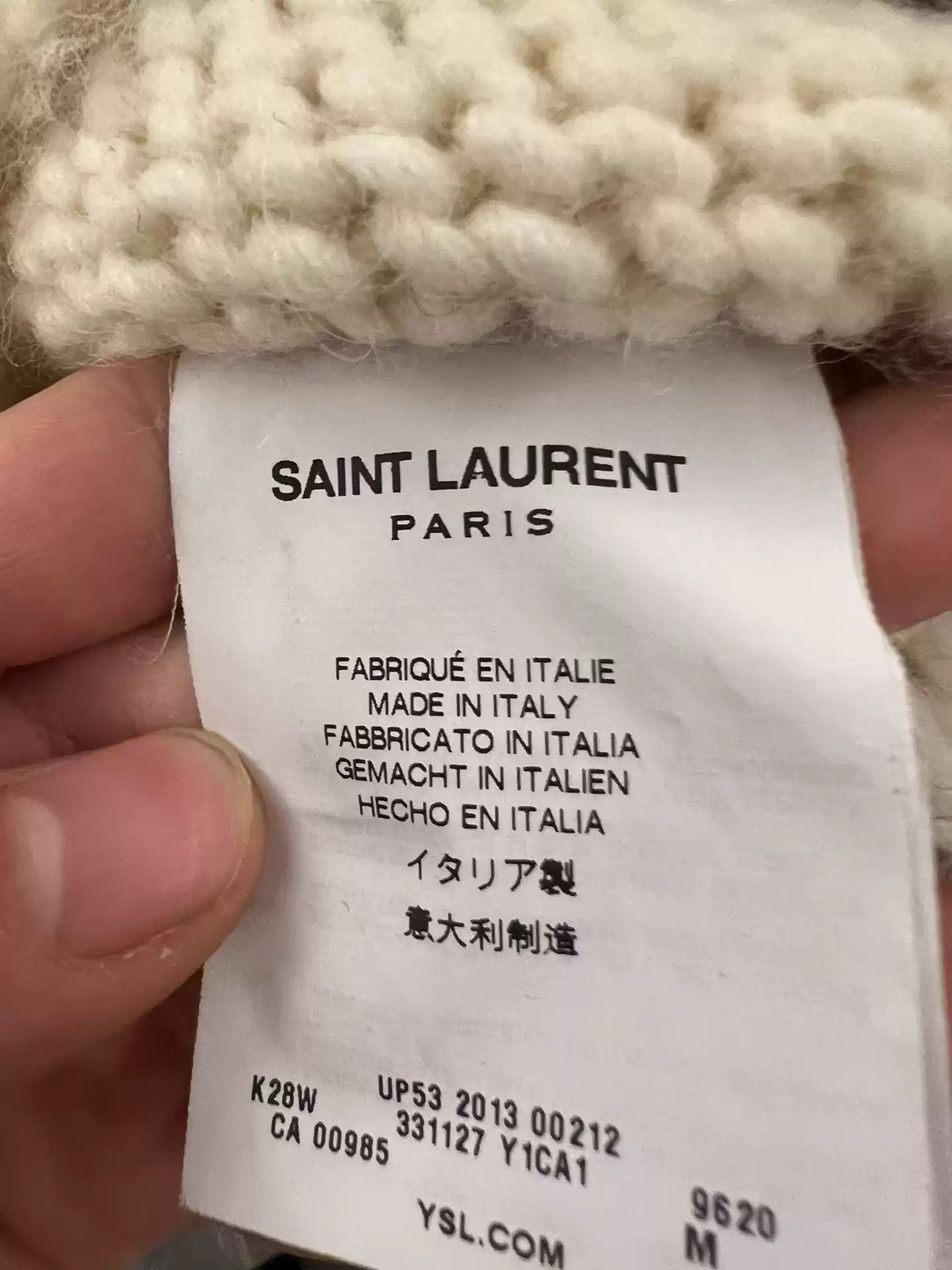 Saint Laurent Paris Saint Laurent 2013 Og Sweater Size M Size US M / EU 48-50 / 2 - 3 Thumbnail