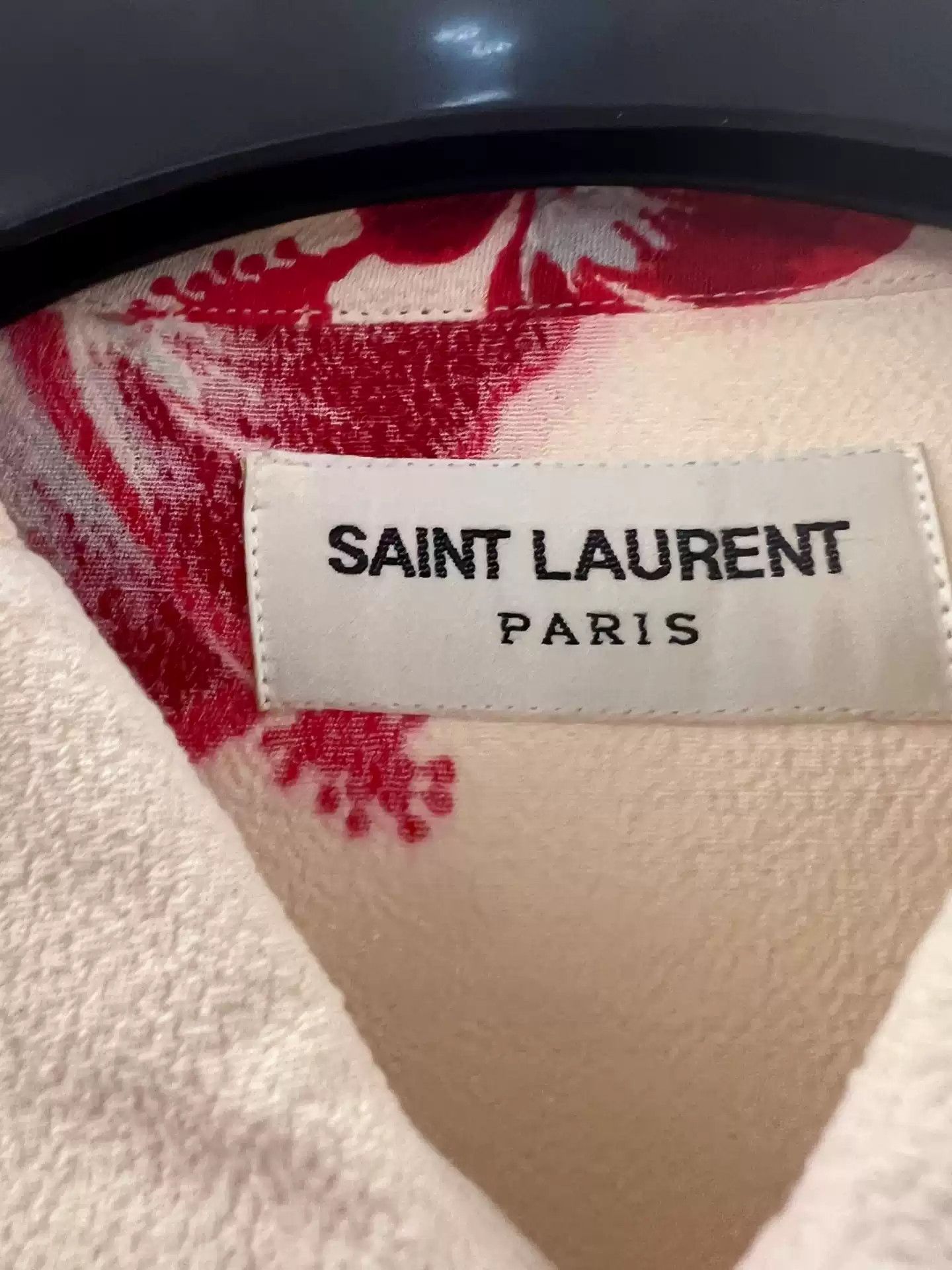Saint Laurent Paris Saint Laurent 16Fw Flower Shirt Size S Size US S / EU 44-46 / 1 - 2 Thumbnail