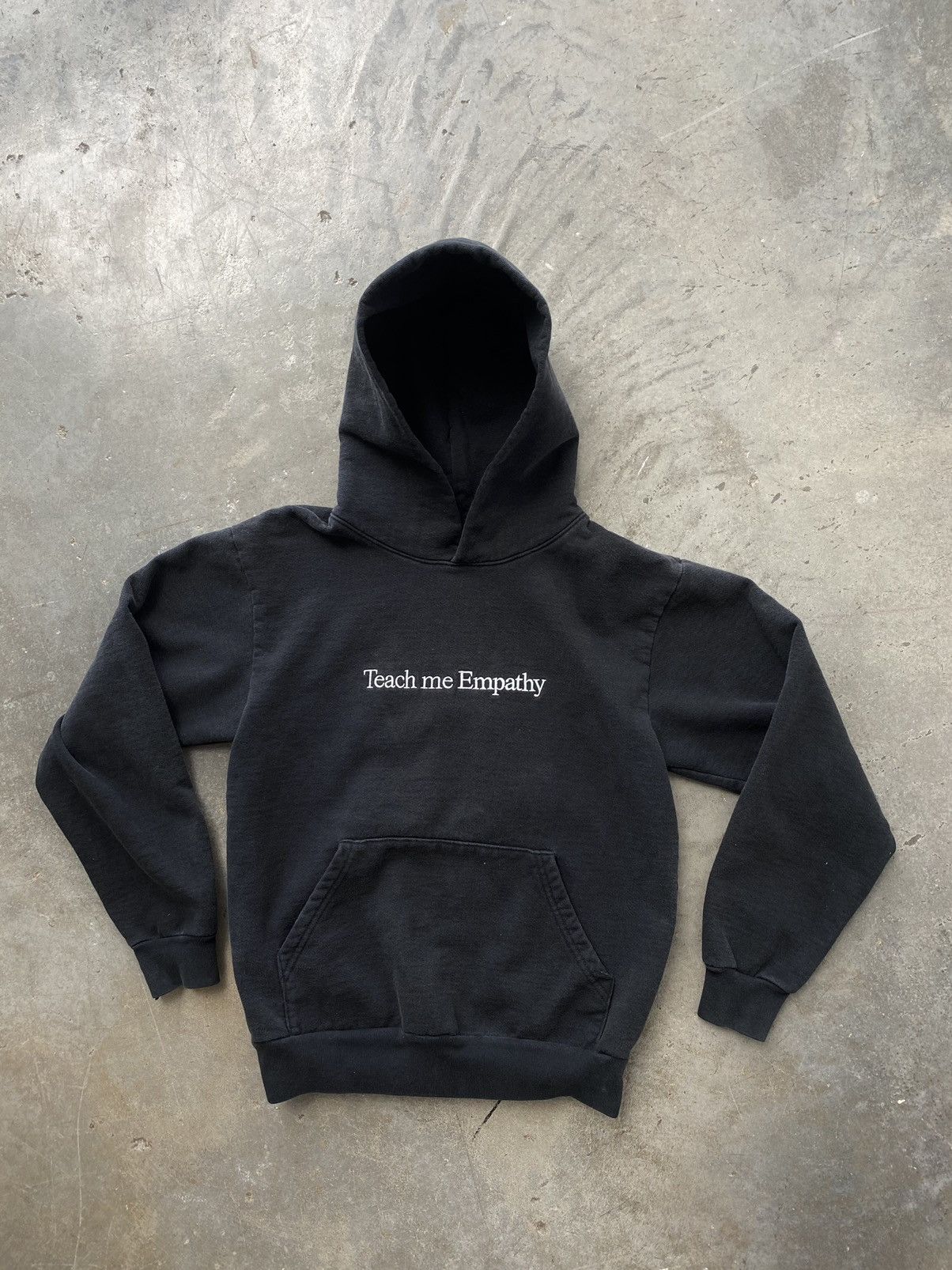 image of Brockhampton Kevin Abstract Teach Me Empathy Hoodie Black, Men's (Size Small)