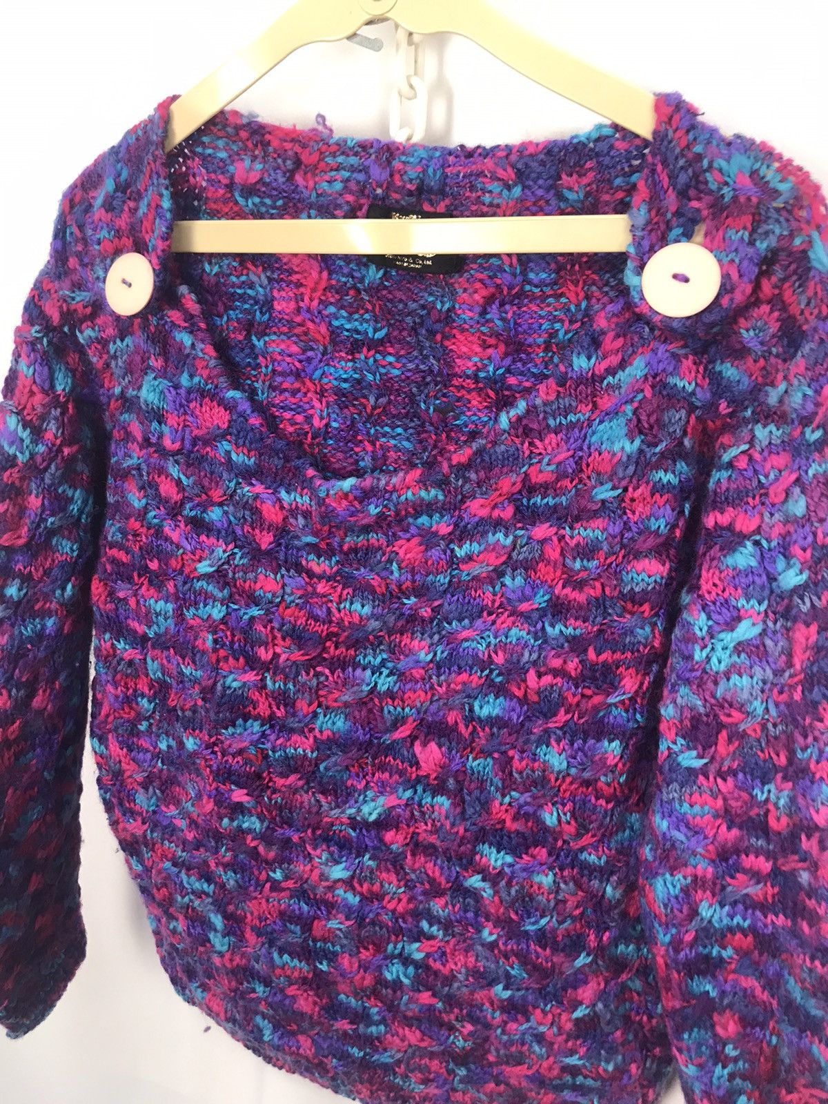 Japanese Brand Noro croptop knitwear sweatshirt ladies Size ONE SIZE - 4 Thumbnail