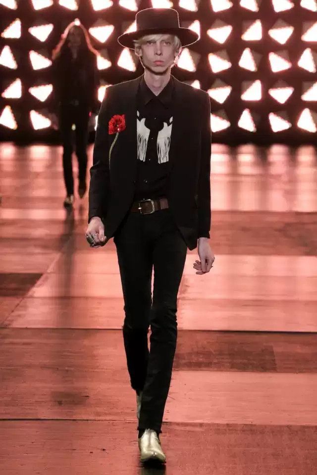 Saint Laurent Paris Saint Laurent Original New 15Ss Poppy Flower Blazer Size 42 Size US XS / EU 42 / 0 - 5 Thumbnail