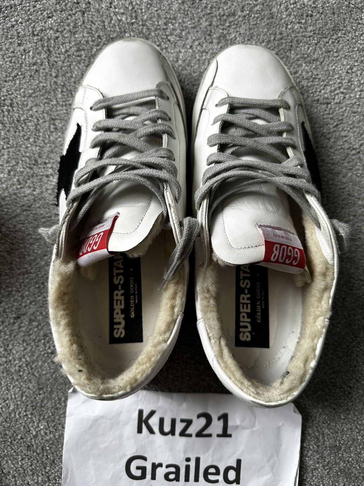 Golden Goose Golden Goose Sneakers | Mens Super Star Shearling Sneakers Size US 9 / EU 42 - 3 Thumbnail