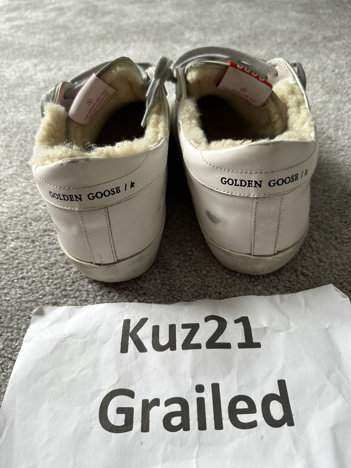 Golden Goose Golden Goose Sneakers | Mens Super Star Shearling Sneakers Size US 9 / EU 42 - 2 Thumbnail