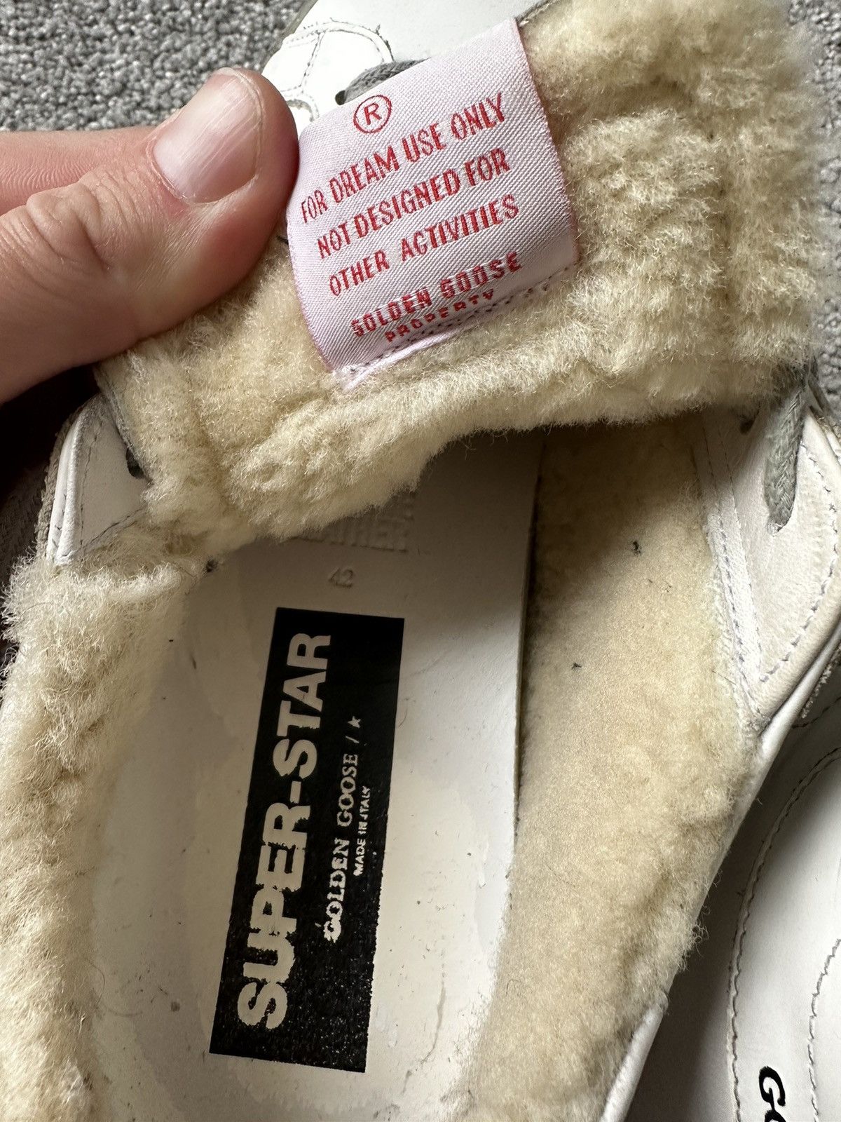 Golden Goose Golden Goose Sneakers | Mens Super Star Shearling Sneakers Size US 9 / EU 42 - 8 Thumbnail