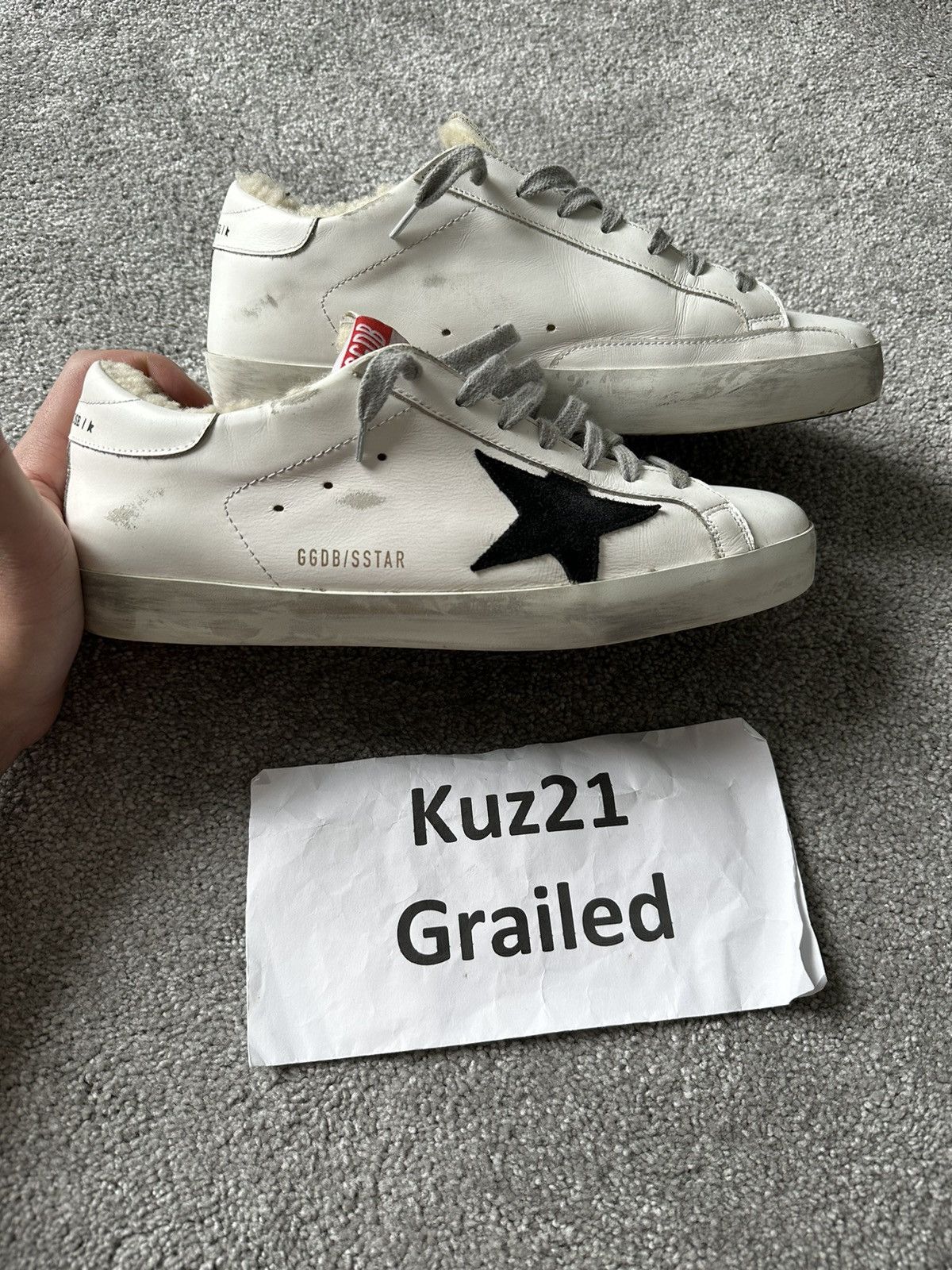 Golden Goose Golden Goose Sneakers | Mens Super Star Shearling Sneakers Size US 9 / EU 42 - 1 Thumbnail