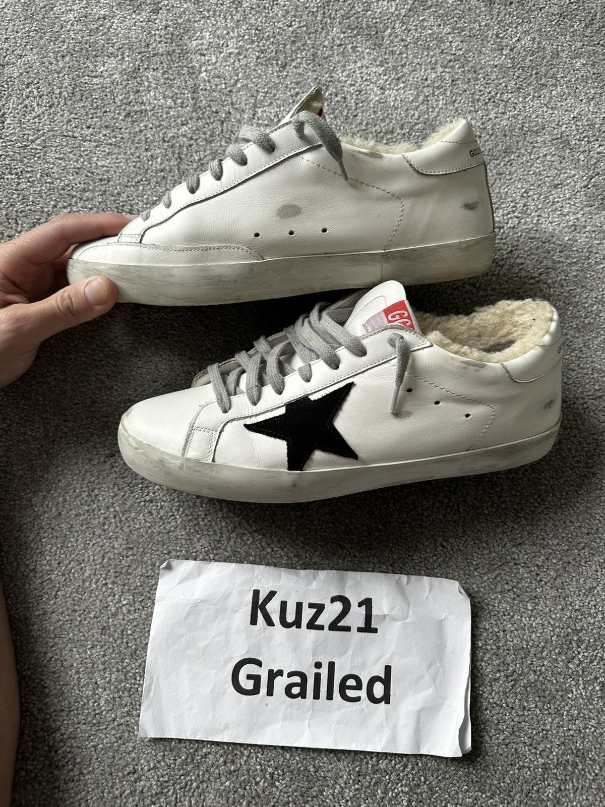 Golden Goose Golden Goose Sneakers | Mens Super Star Shearling Sneakers Size US 9 / EU 42 - 4 Thumbnail