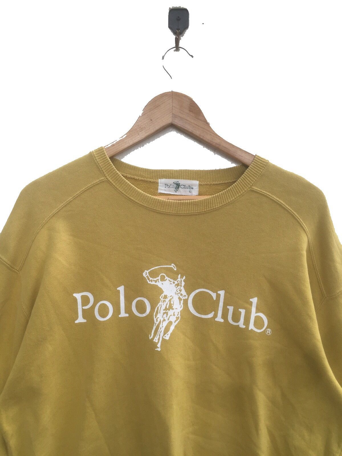 Japanese Brand × Vintage RARE VINTAGE POLO CLUB BIG LOGO CREWNECK Size US L / EU 52-54 / 3 - 2 Thumbnail
