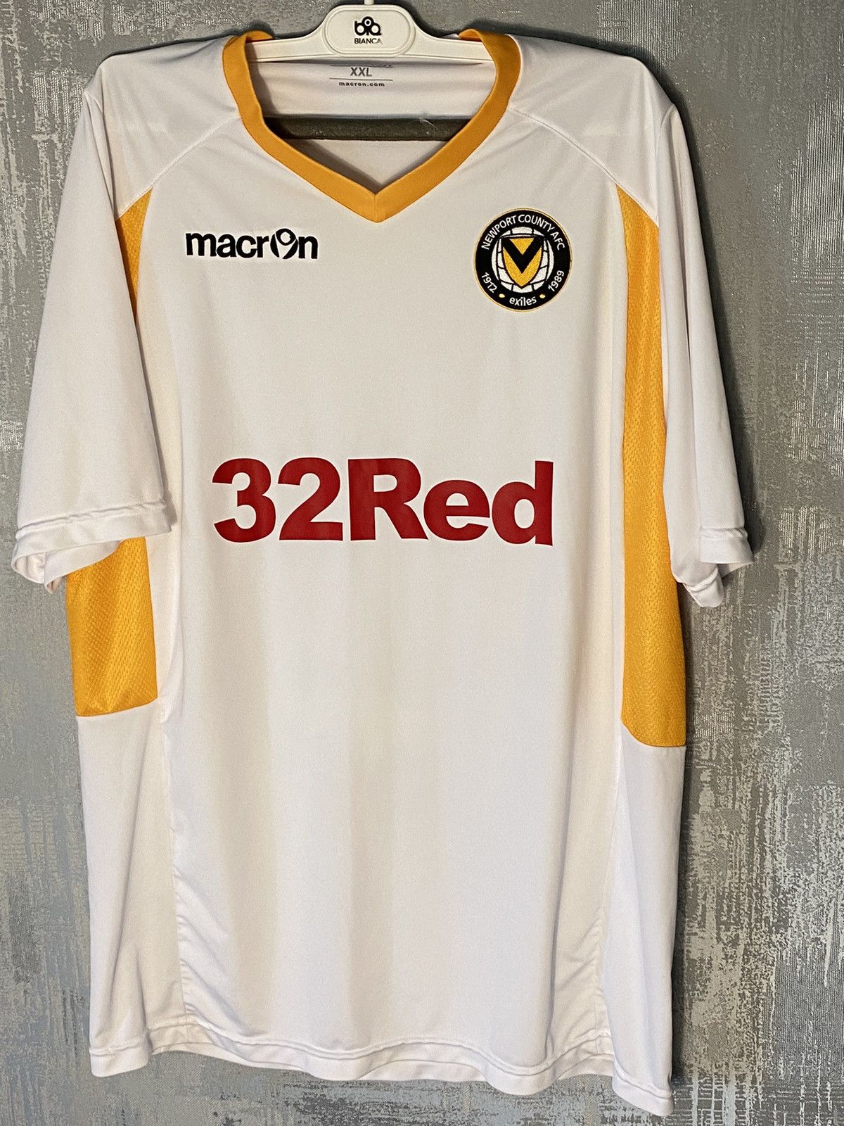 Macron Vintage Macron Newport county Soccer Football Jersey Size US XXL / EU 58 / 5 - 1 Thumbnail