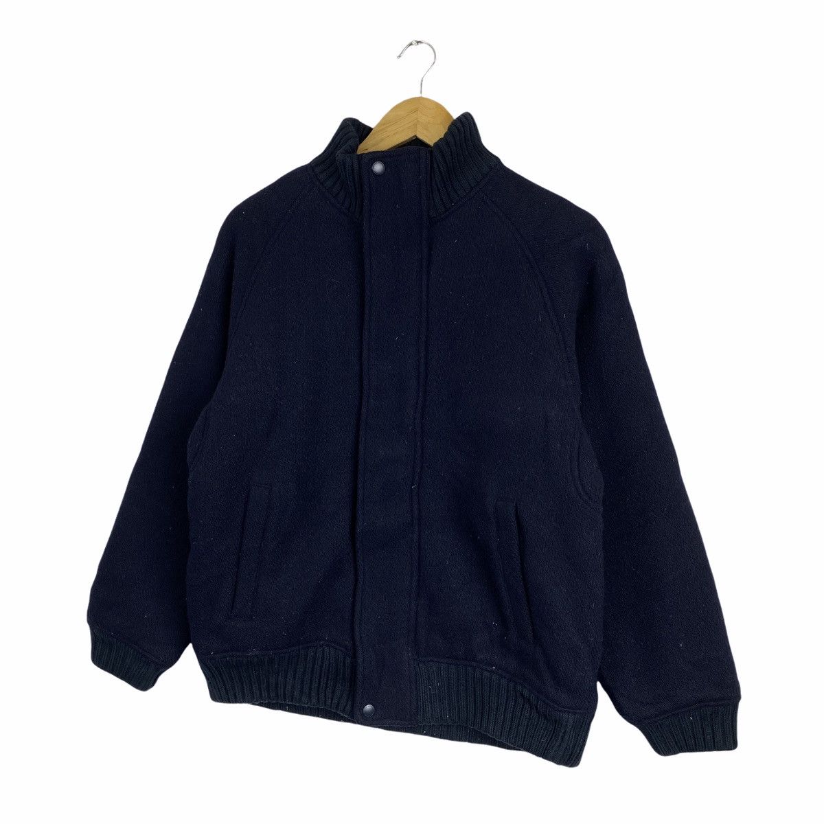 Japanese Brand × United Arrows Vintage UNITED ARROWS Japanese Brand Wool Bomber Jacket Size US S / EU 44-46 / 1 - 4 Thumbnail