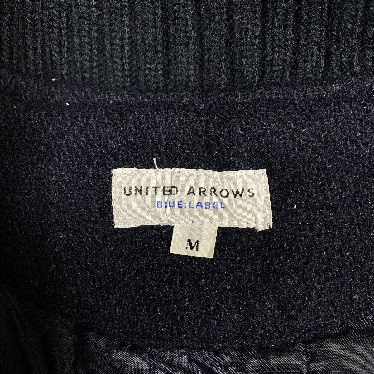Japanese Brand × United Arrows Vintage UNITED ARROWS Japanese Brand Wool Bomber Jacket Size US S / EU 44-46 / 1 - 6 Thumbnail