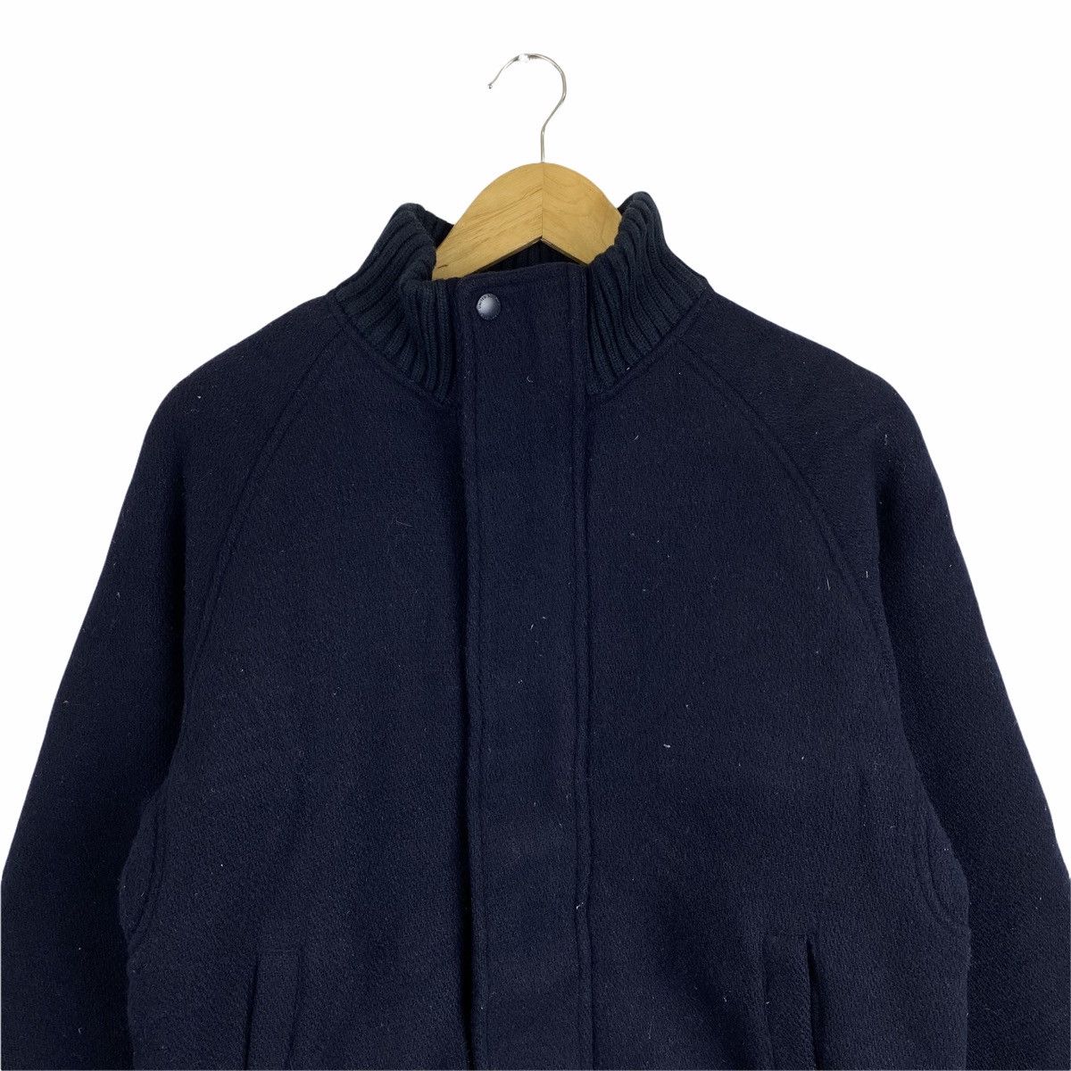 Japanese Brand × United Arrows Vintage UNITED ARROWS Japanese Brand Wool Bomber Jacket Size US S / EU 44-46 / 1 - 5 Thumbnail