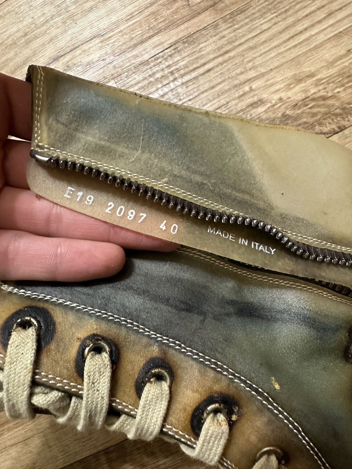 Rick Owens RICK OWENS SS19 BABEL RAMONES Size US 7 / EU 40 - 6 Thumbnail