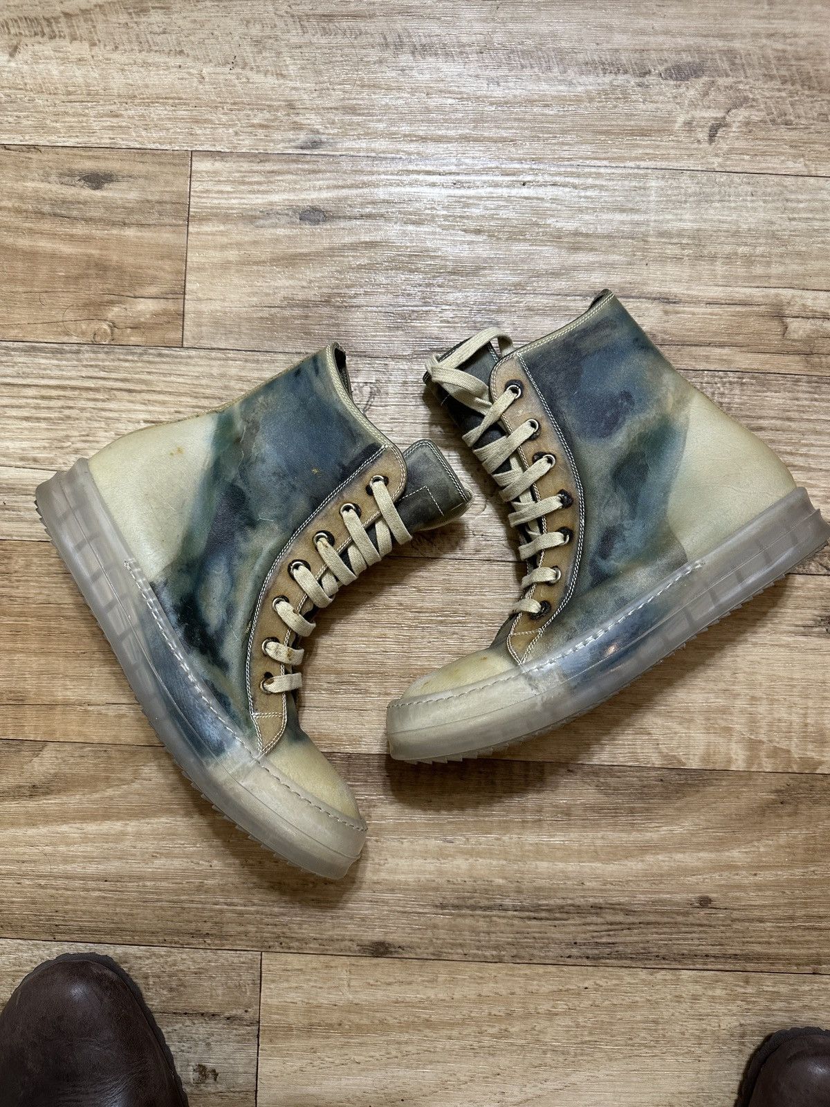 Rick Owens RICK OWENS SS19 BABEL RAMONES Size US 7 / EU 40 - 4 Thumbnail