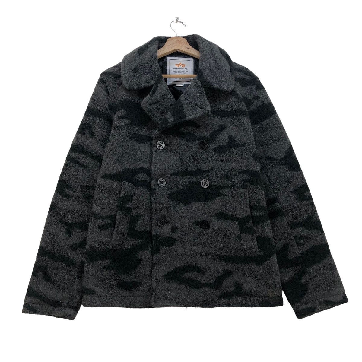 Alpha Industries 🔥Alpha Industries Camo Wool Jacket Size US M / EU 48-50 / 2 - 1 Thumbnail