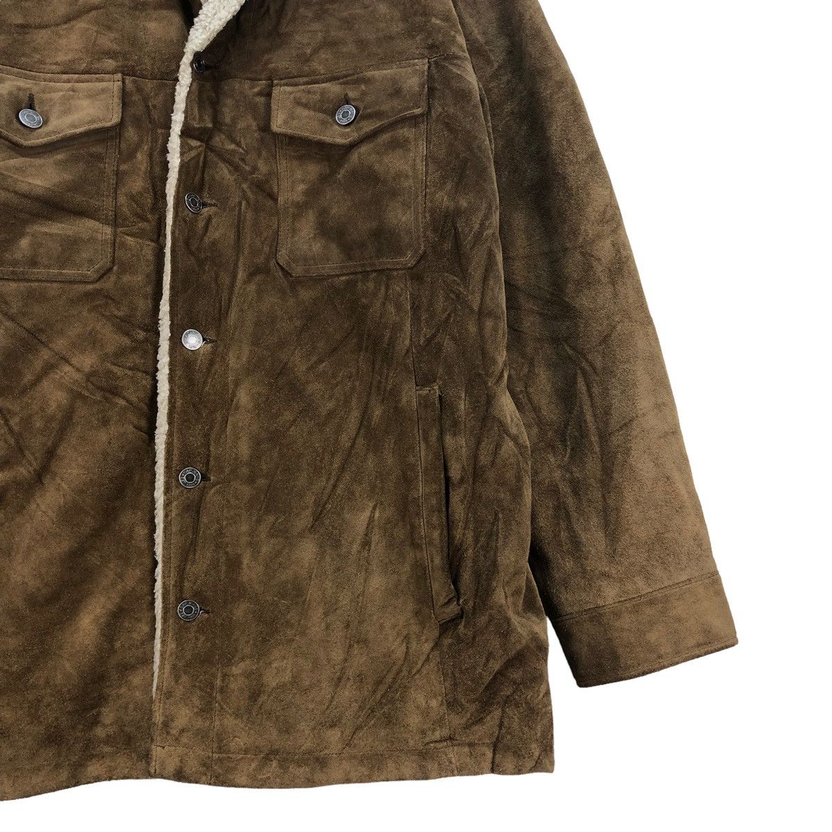 Genuine Leather Gap Suede Leather Sherpa Jacket Size US M / EU 48-50 / 2 - 6 Thumbnail
