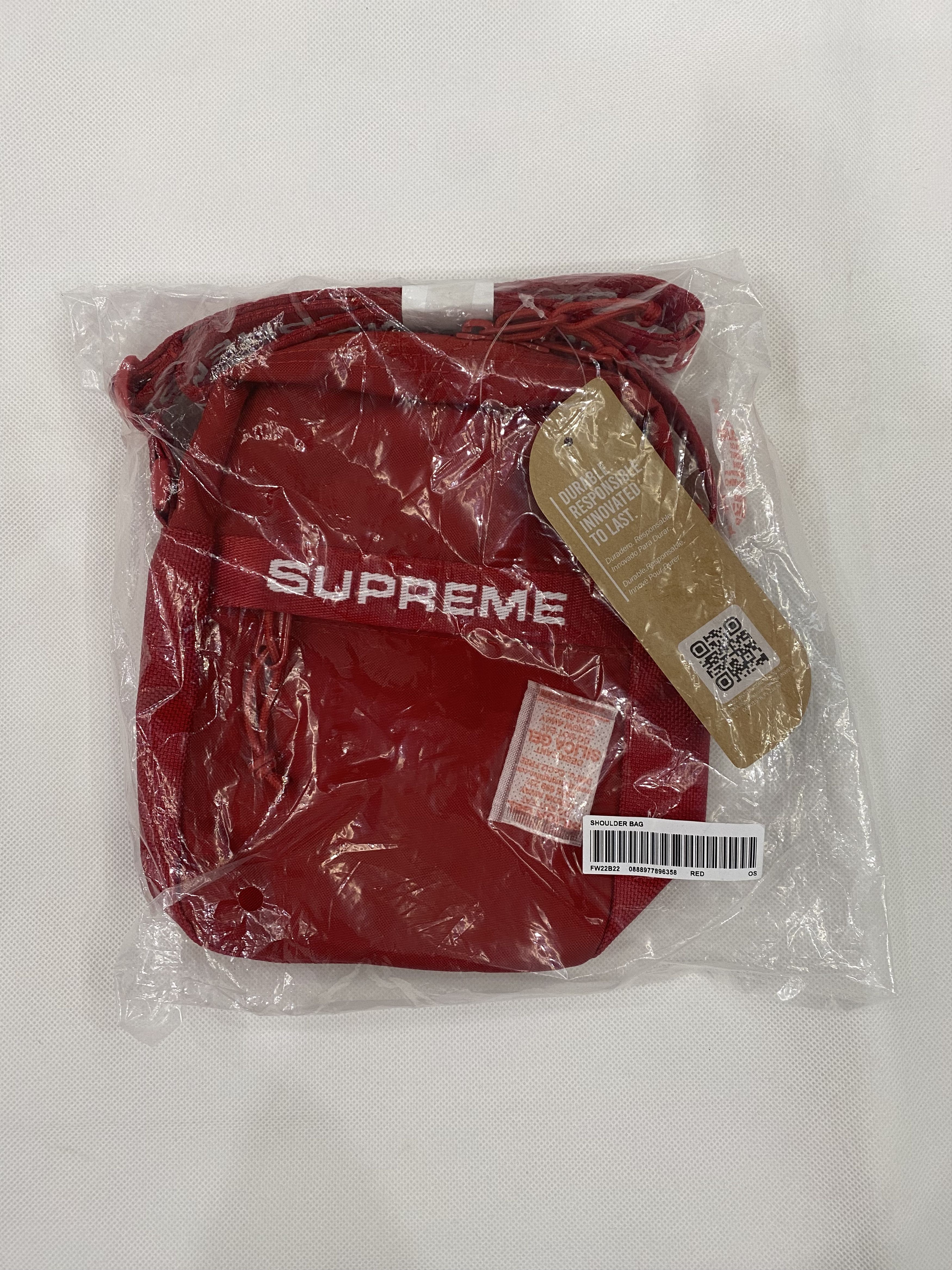 Supreme Supreme Cordura Shoulder Bag Red 2022FW Size ONE SIZE - 2 Thumbnail