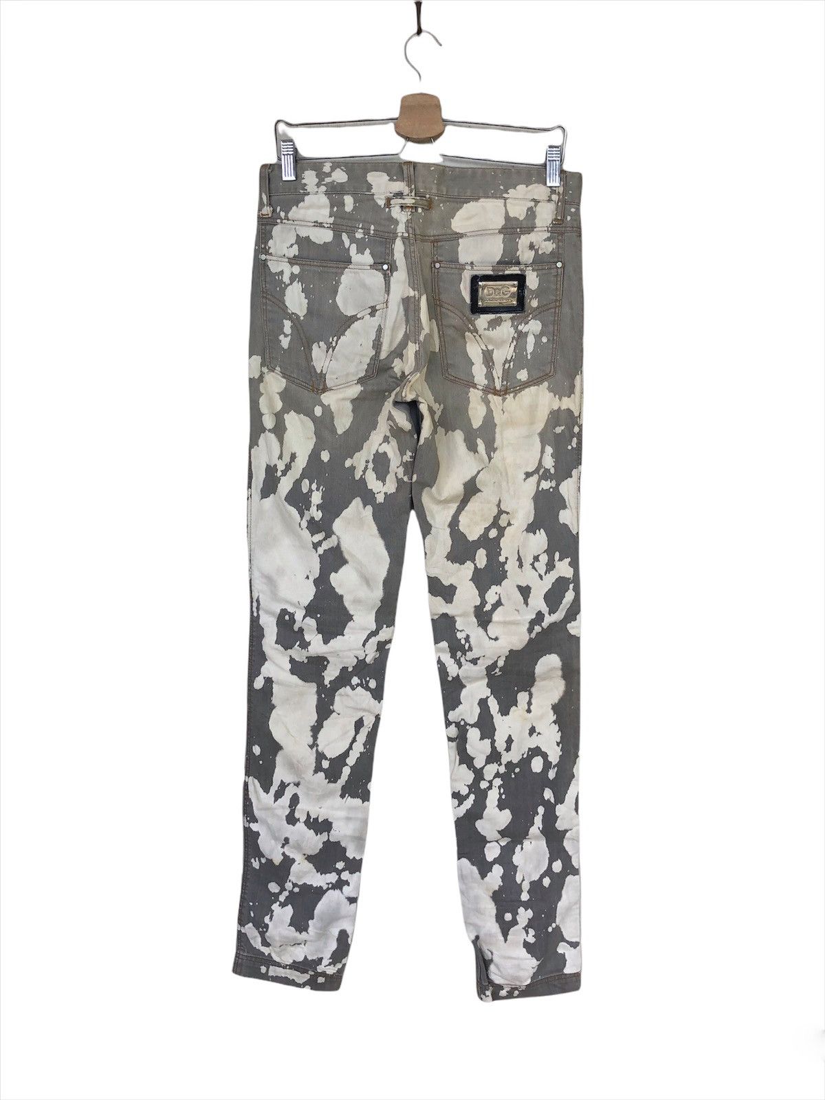 Art Comes First GRAIL🔥D&G 🇮🇹 Coral Bleach Skinny Stretch Distressed Denim Size US 30 / EU 46 - 3 Thumbnail