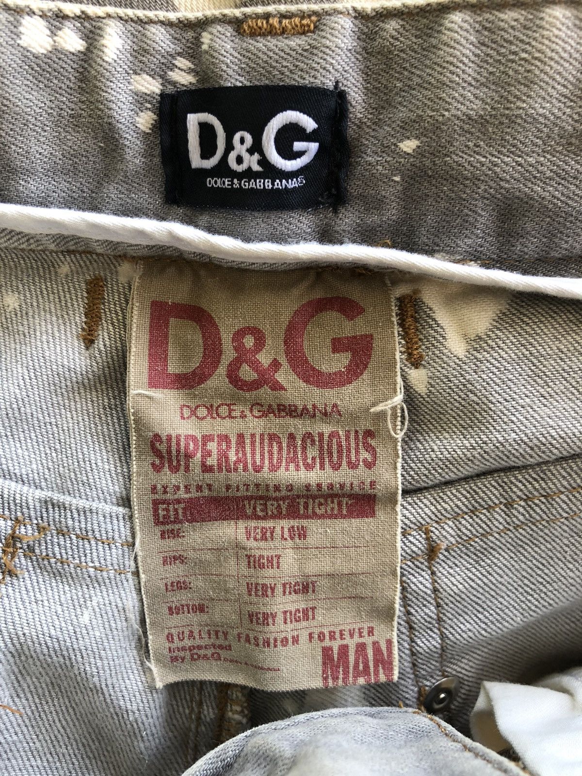 Art Comes First GRAIL🔥D&G 🇮🇹 Coral Bleach Skinny Stretch Distressed Denim Size US 30 / EU 46 - 9 Thumbnail