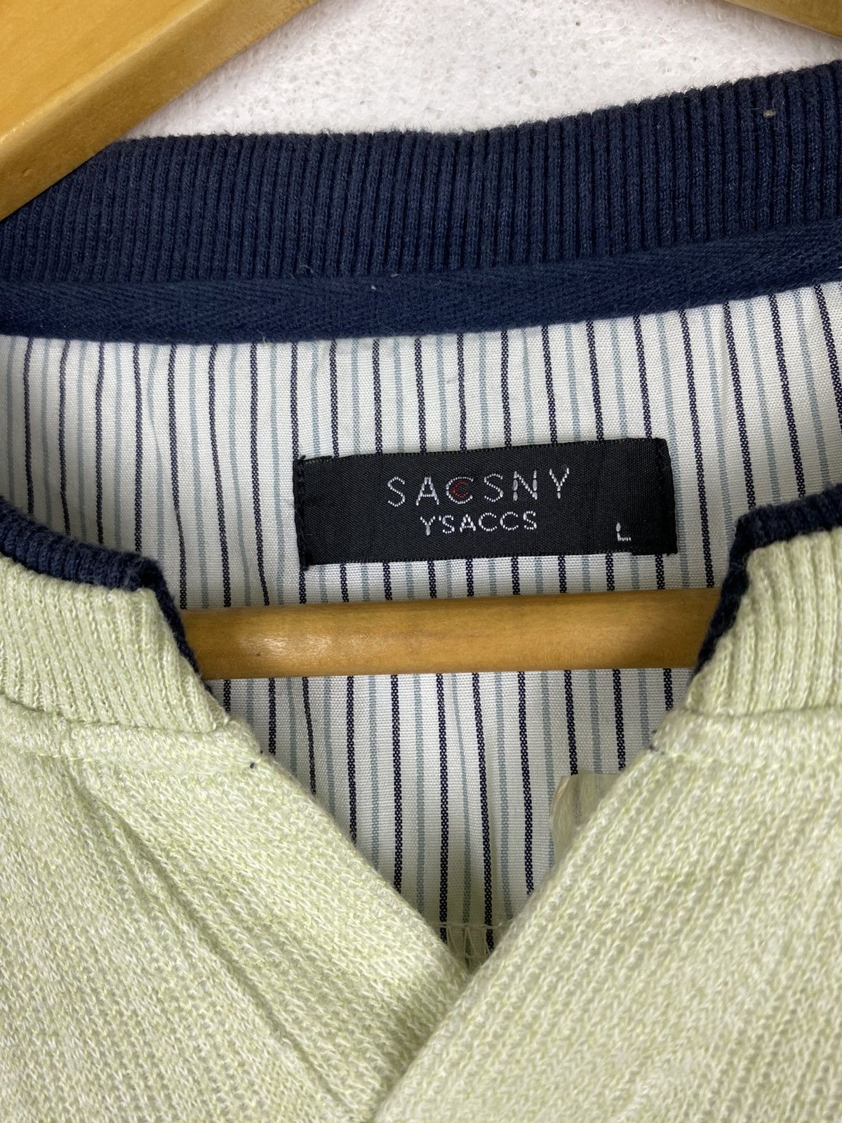 Designer × Japanese Brand × Yohji Yamamoto GK75-YOHJI YAMAMOTO SACSNY Y’SACCS SWEATER Size US L / EU 52-54 / 3 - 5 Thumbnail