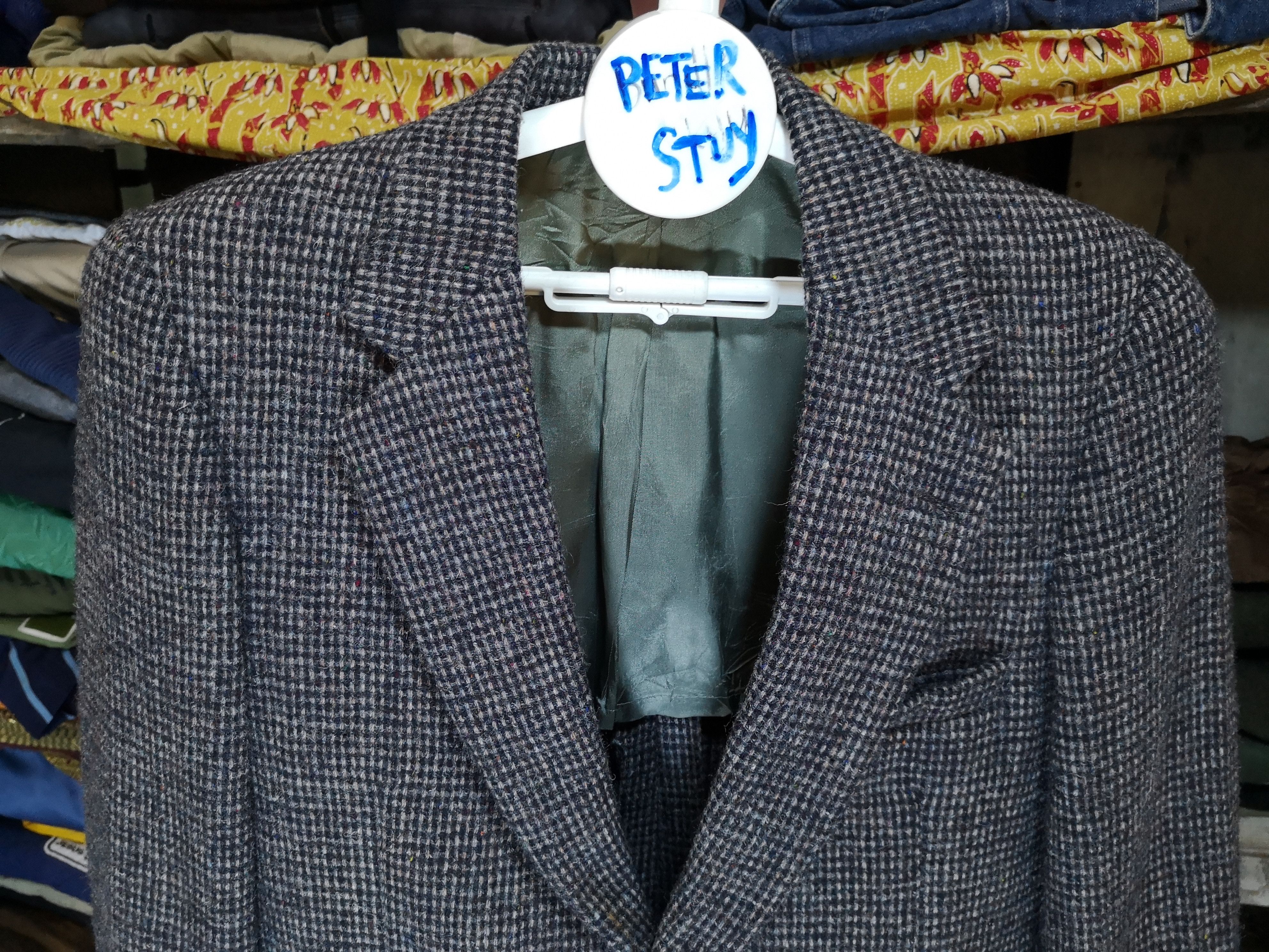 Harris Tweed SCOTTISH WOOL CUTTING SLIM BLAZER Size US M / EU 48-50 / 2 - 2 Thumbnail