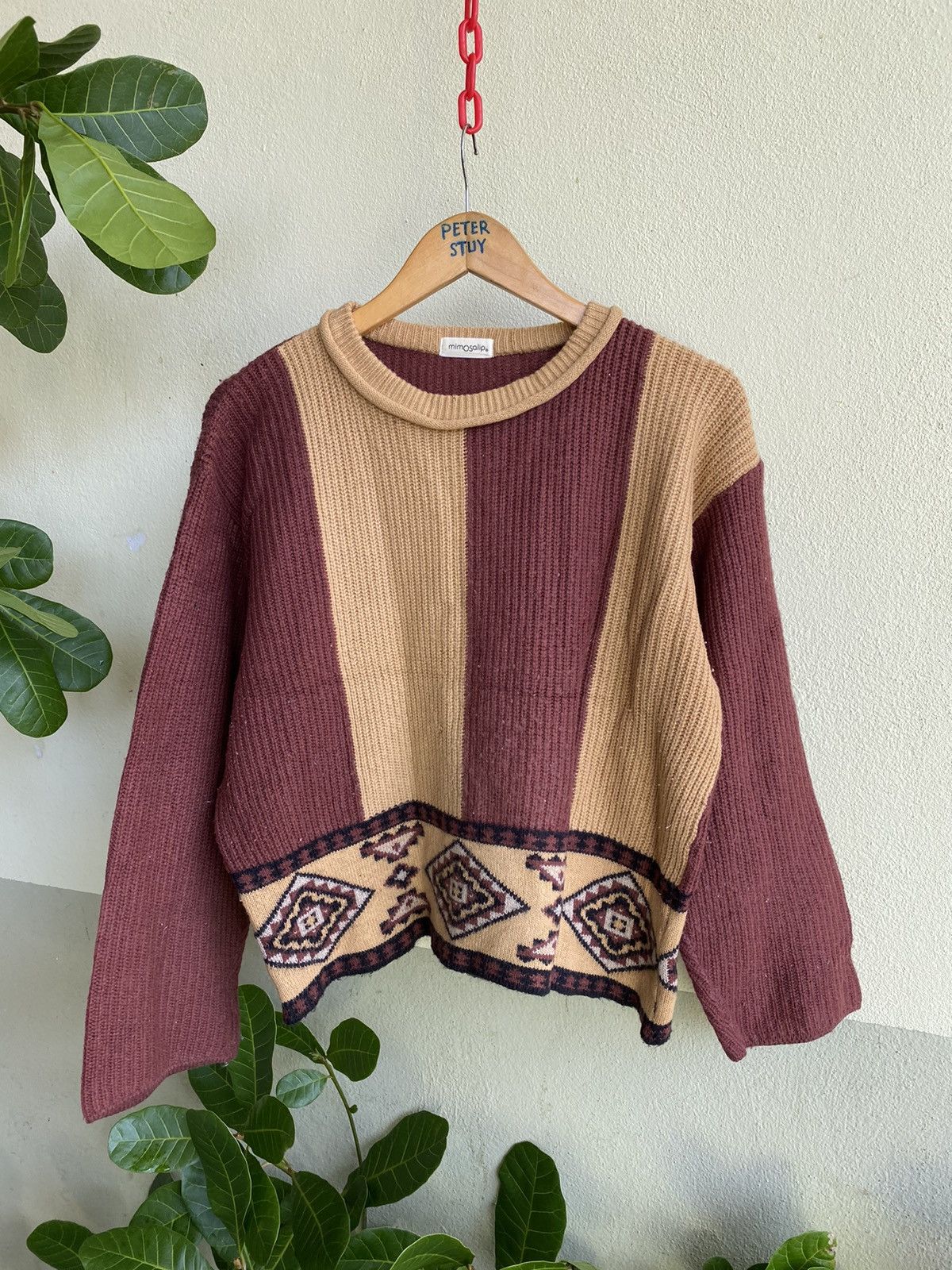 Japanese Brand × Vintage Mimosalip cropped knitwear Size US M / EU 48-50 / 2 - 1 Thumbnail