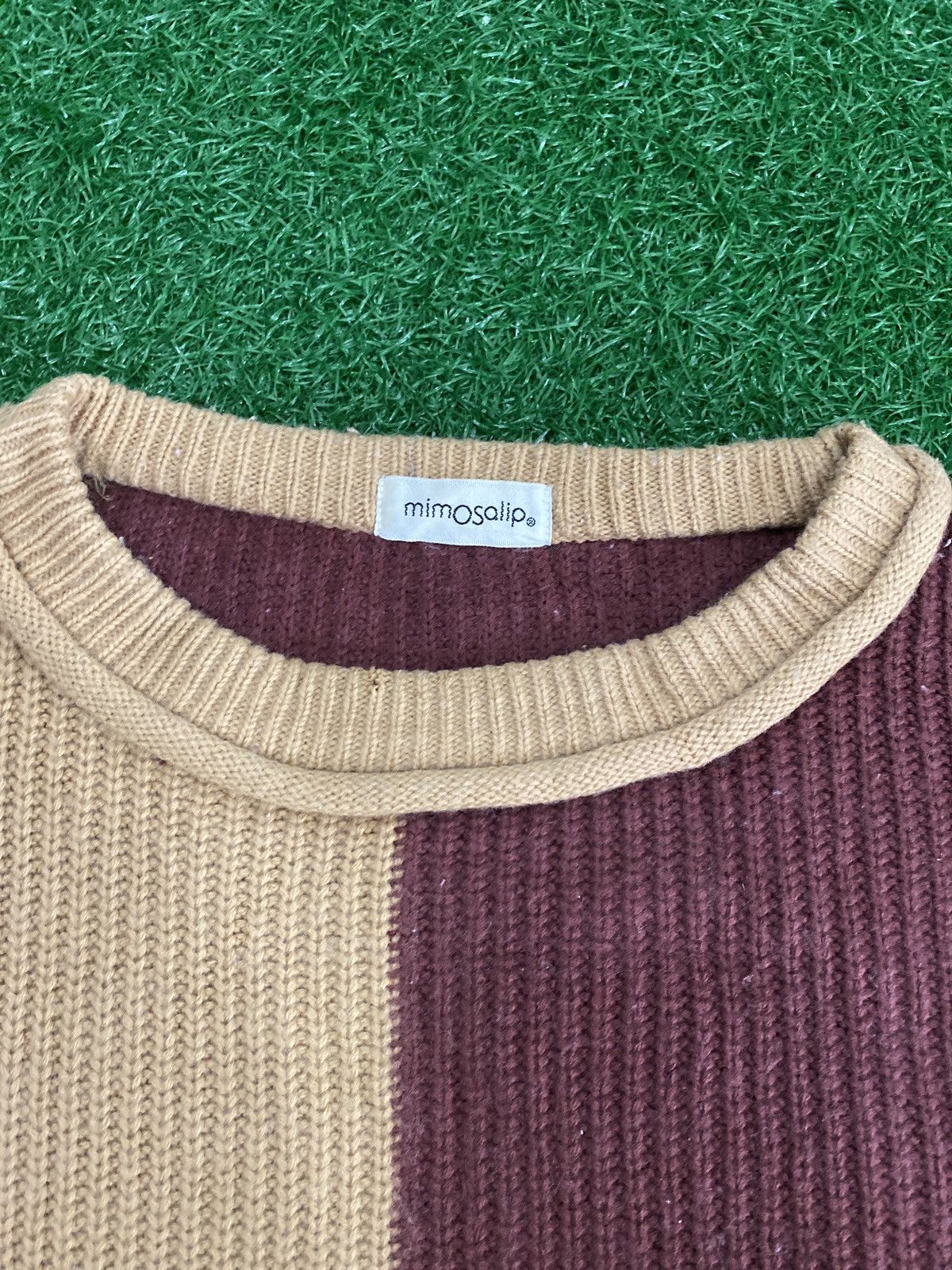 Japanese Brand × Vintage Mimosalip cropped knitwear Size US M / EU 48-50 / 2 - 4 Thumbnail